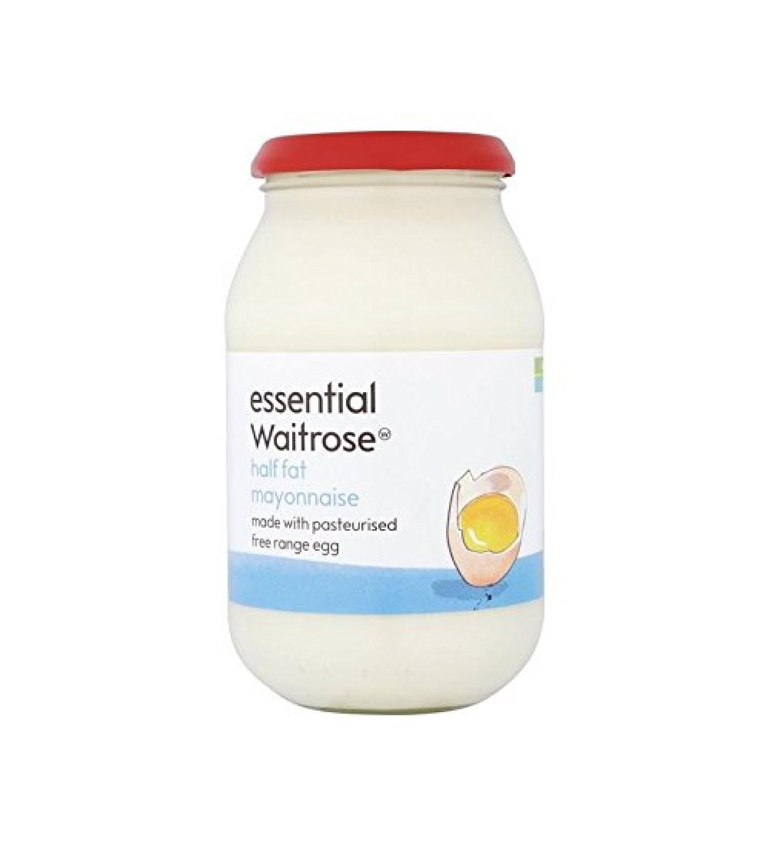Waitrose Half Fat Mayonnaise Essential Waitrose 500 ml