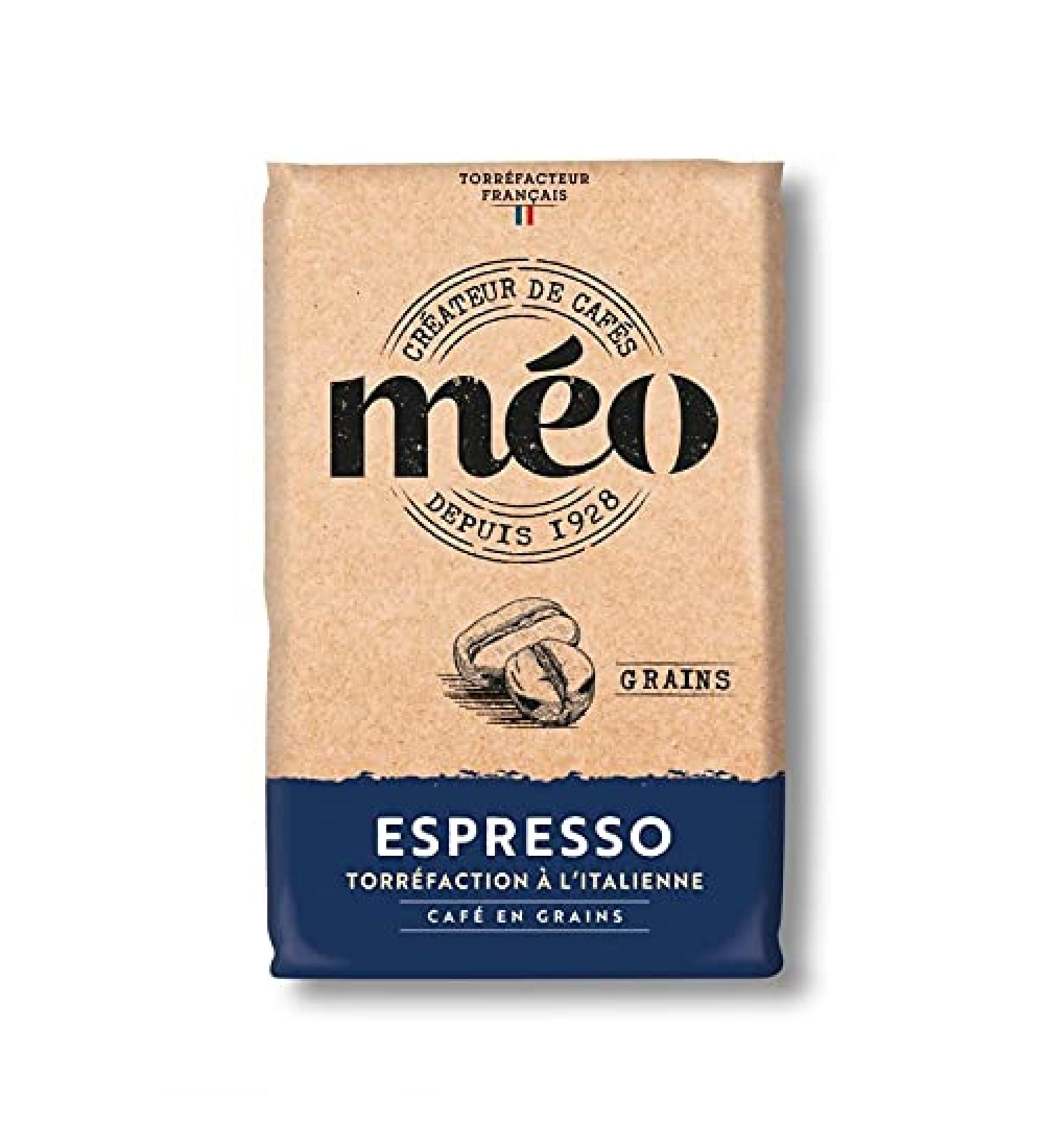 MEO - Caf Espresso Grains 1Kg - Lot De 2
