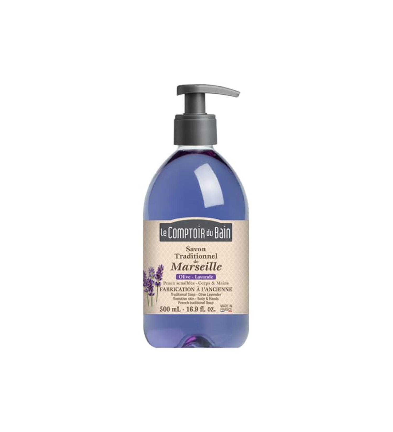 Le Comptoir du Bain Le Comptoir Du Bain - Le Comptoir du Bain Marseille Soap Body and Hand 500 ml Lavender