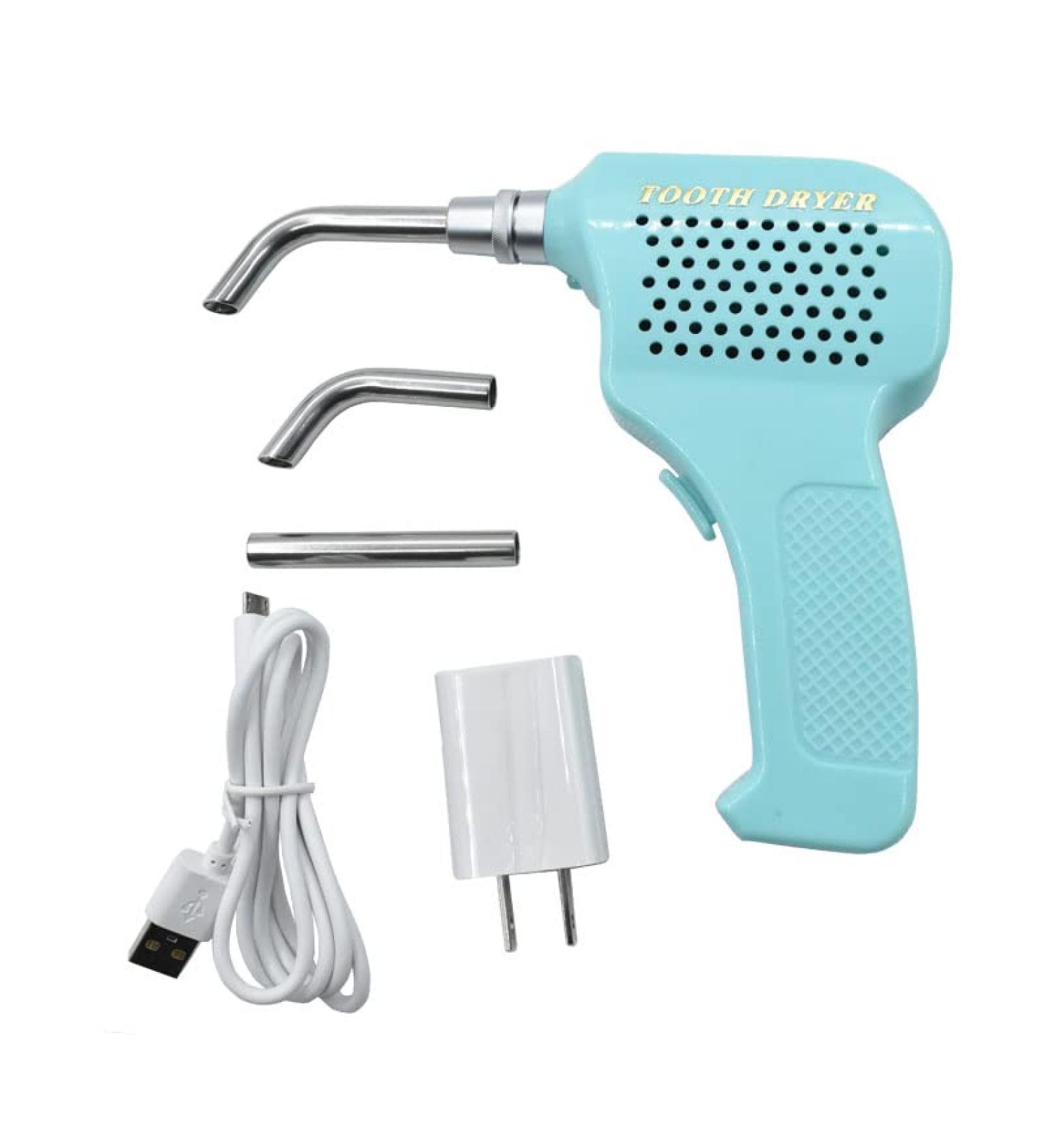 COSPNT Electric Dental Drying Machine for Teeth Whitening and Orthodontics - Lab Equipment with 2 Nozzle Tips - Buy Online on GoSupps.com