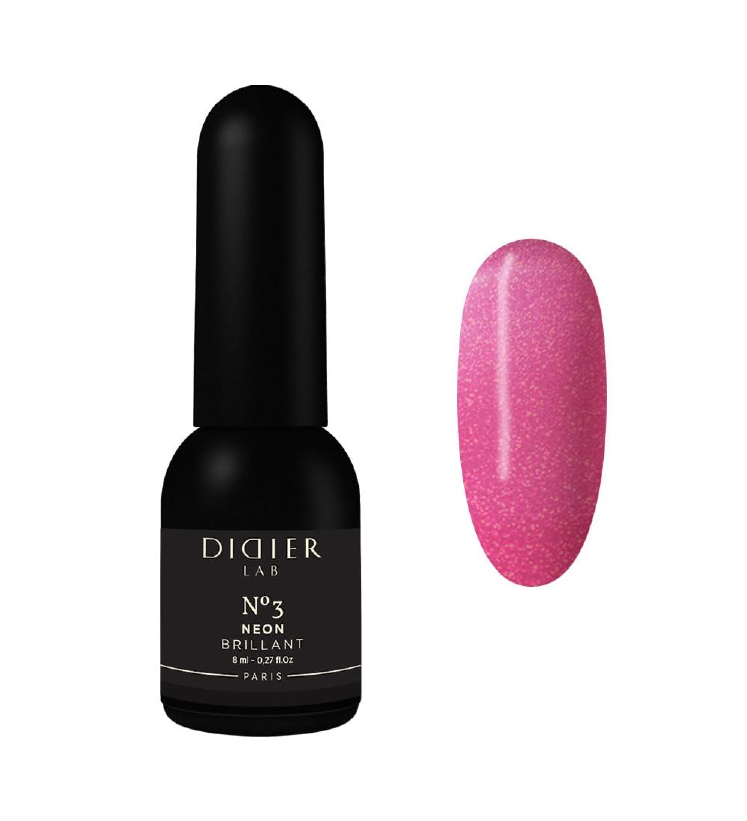 Didier Lab - Premium UV Gel Nail Polish - Brillant Neon No3- Gel Nail Varnish - Nail Art - Long-Lasting High Gloss Wear - Gel Nail Polish - Gel Nails - Glitter Gel Nail Polish - Rich Pigment - 8ml - Buy Online on GoSupps.com
