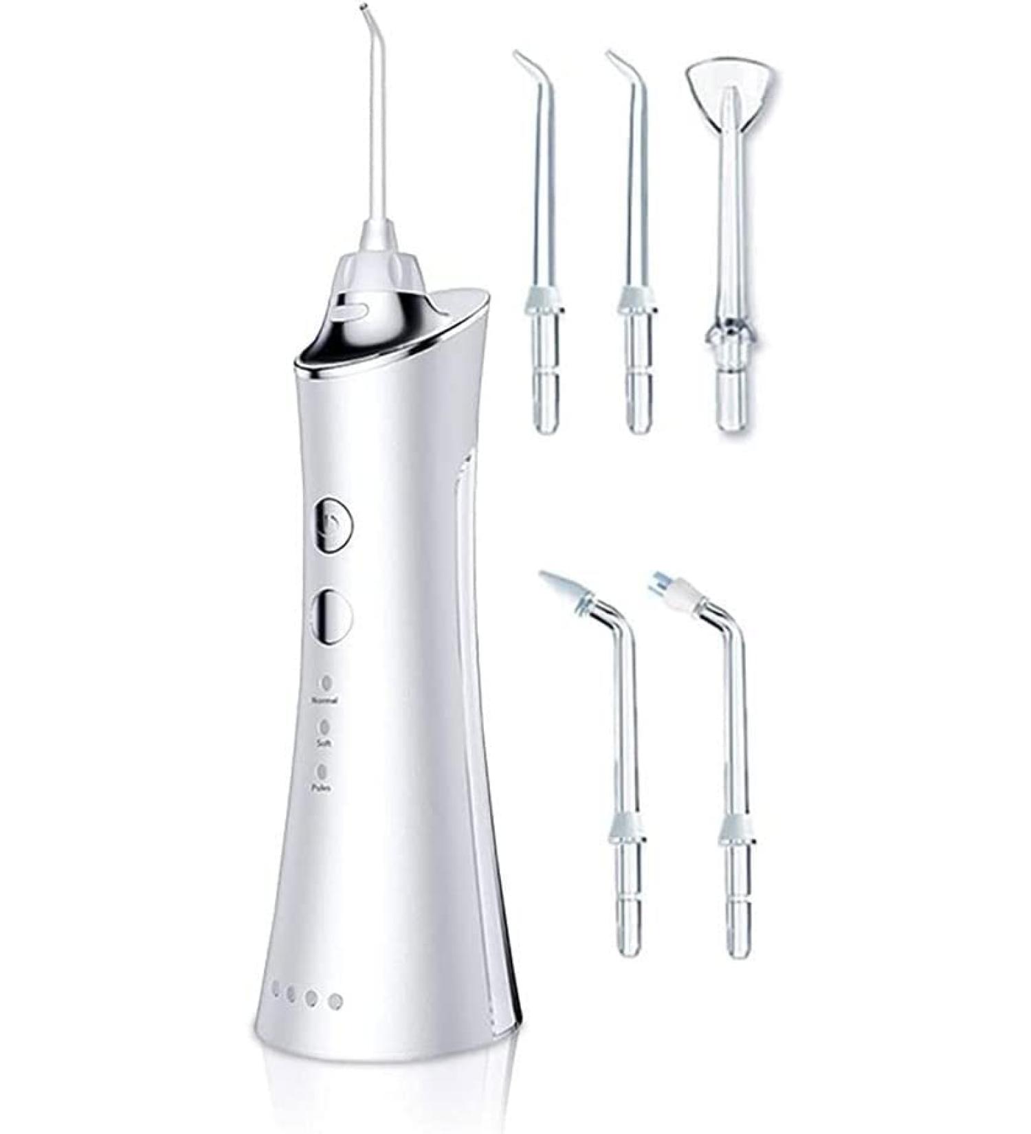 Professional Cordless Water Flosser - Rechargeable Dental Oral Irrigator for Teeth & Braces Care | Portable & Easy to Clean - Buy Online on GoSupps.com
