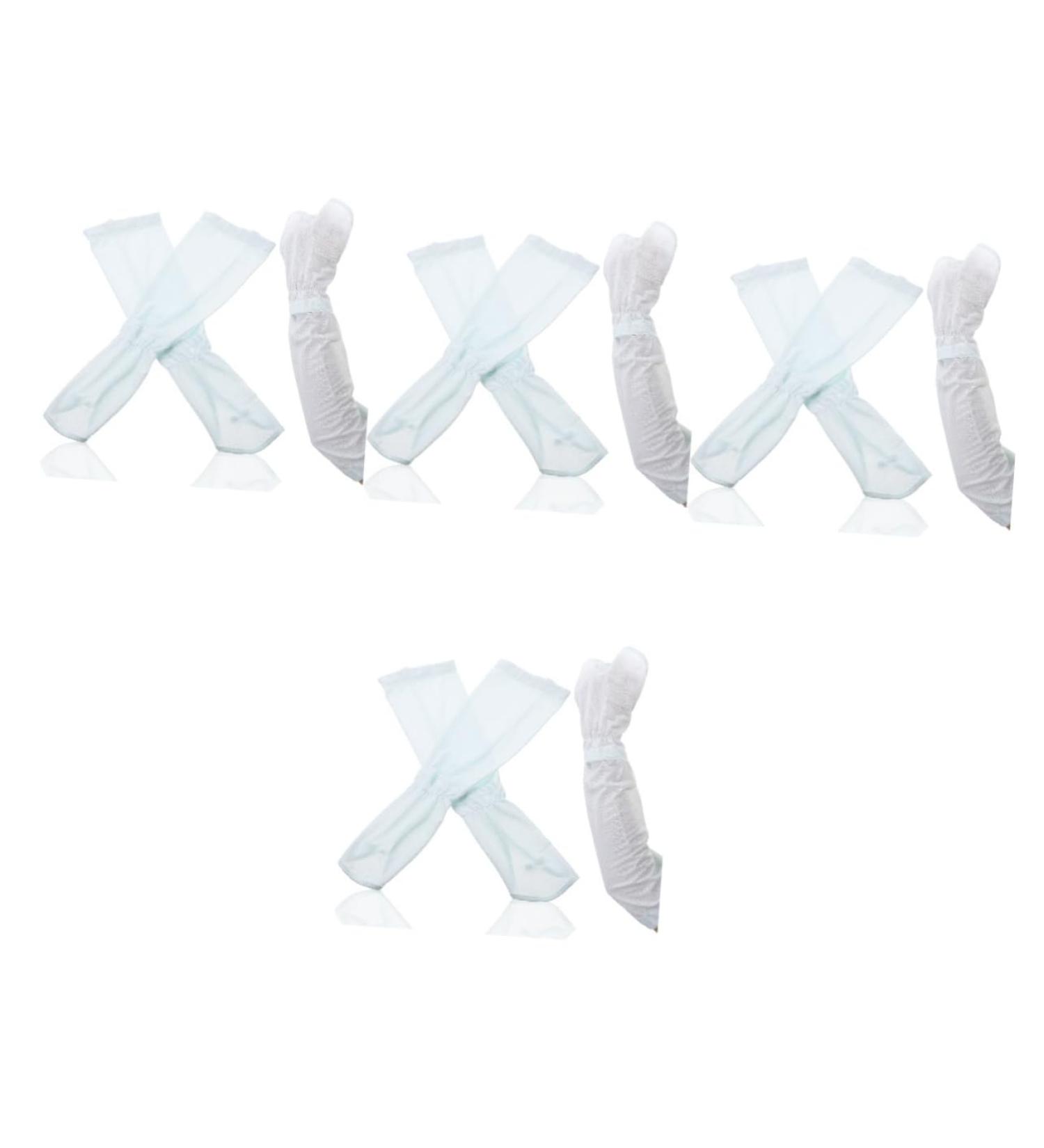 FOMIYES 4 Pairs Ice Silk Arm Sleeves - Sun-Resistant Cooling Sports Protection for Outdoor Activities - Buy Online on GoSupps.com