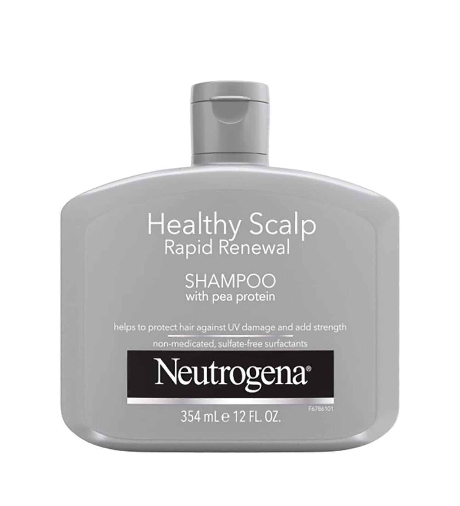 Neutrogena Healthy Scalp Rapid Renewal Shampoo with Pea Protein - UV Damage Protecting - 12 Fl Oz - Buy Online on GoSupps.com