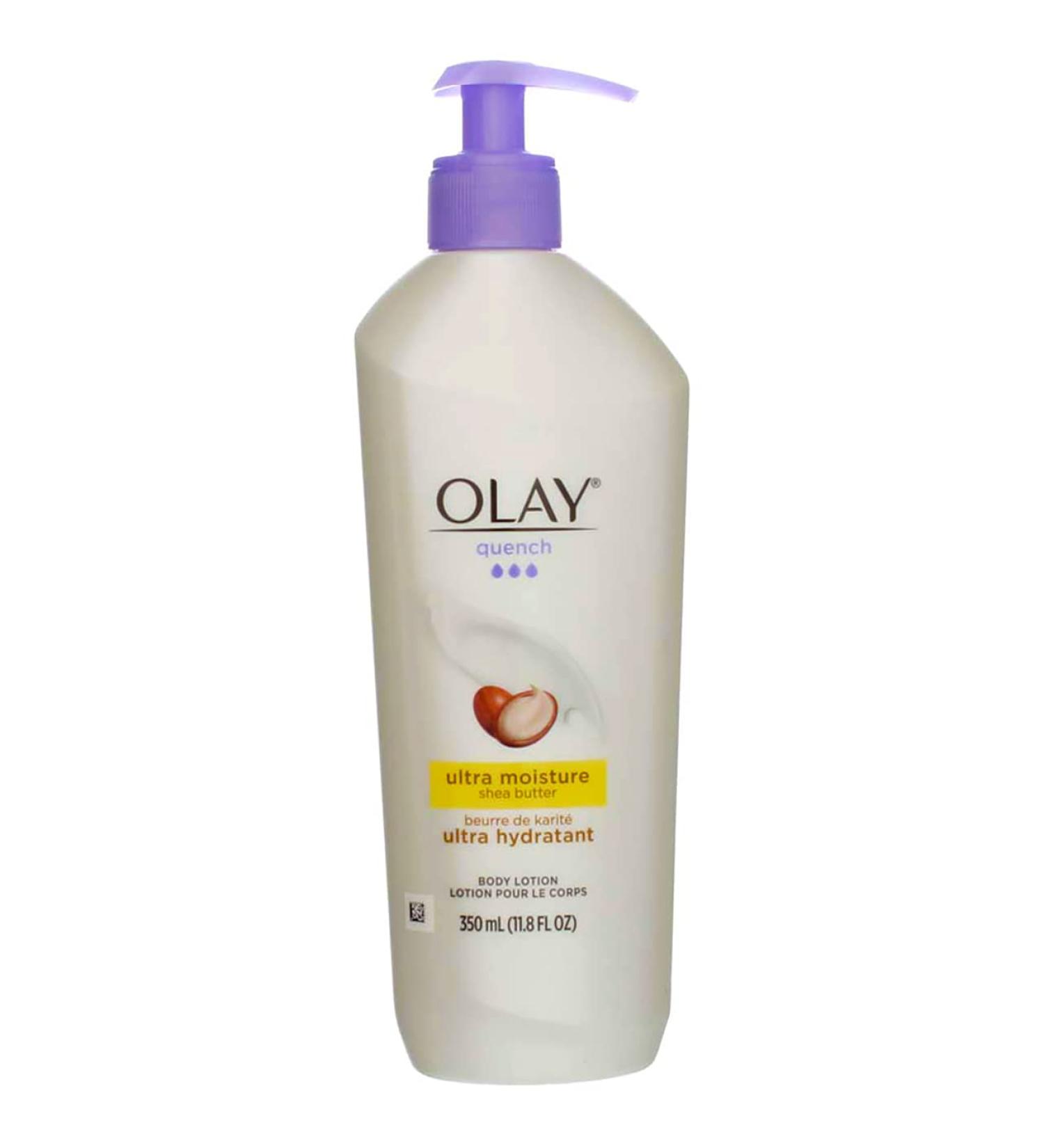 Olay Quench Ultra Moisture Body Lotion with Shea Butter - 11.8 fl oz (350 ml) | Hydrate & Nourish Your Skin - Buy Online on GoSupps.com