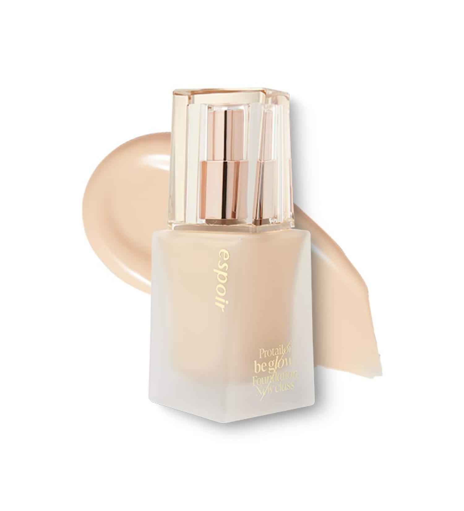ESPOIR Pro Tailor Foundation Be Glow New Class 1 Vanilla 1.06 oz SPF27 PA++ | Korean Long-Lasting Radiance Liquid Foundation - Buy Online on GoSupps.com