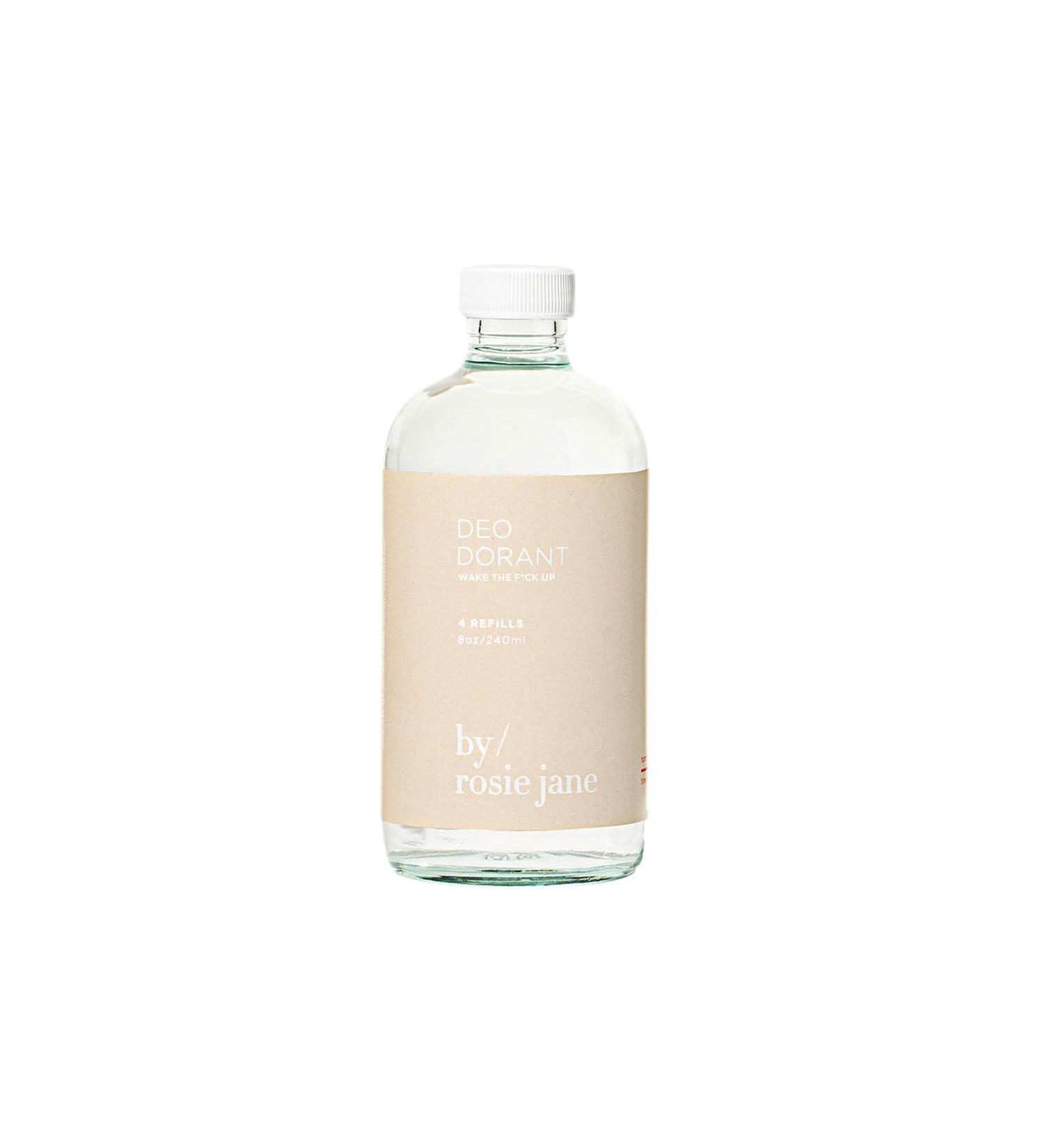 By Rosie Jane Deodorant Refill Wake Up - Lemon Verbena & Grapefruit Scented Natural Deodorant - Zero Residue Spray Deodorant - Baking Soda & Aluminum Free Deodorant (8 oz) Deodorant Refill - Wake the F*ck Up (Grapefruit) - Buy Online on GoSupps.com