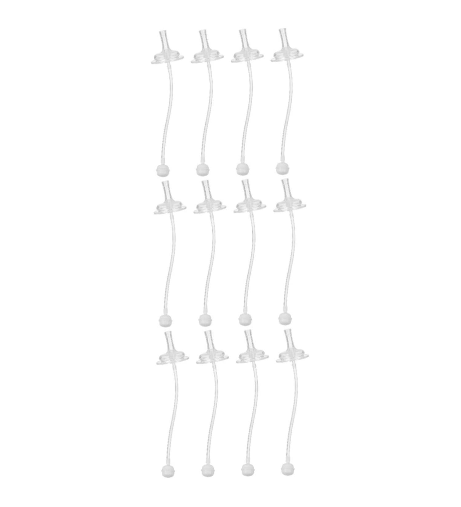 Buy Abaodam 12pc Silicone Baby Drinking Straws - Eco-Friendly Durable BPA-Free | Perfect for Children - International Shipping Available - Buy Online on GoSupps.com