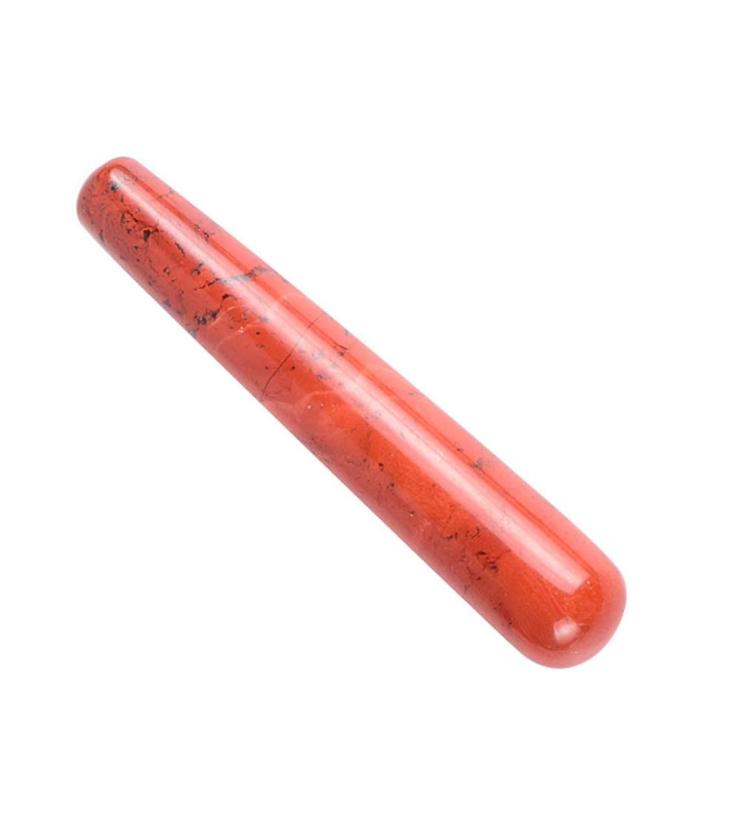 Rose Quartz Yoni Magic Wand | Obsidian Yoni Stick | Natural Stone Massage Device | Red Jasper Facial & Body Massage - Buy Online on GoSupps.com