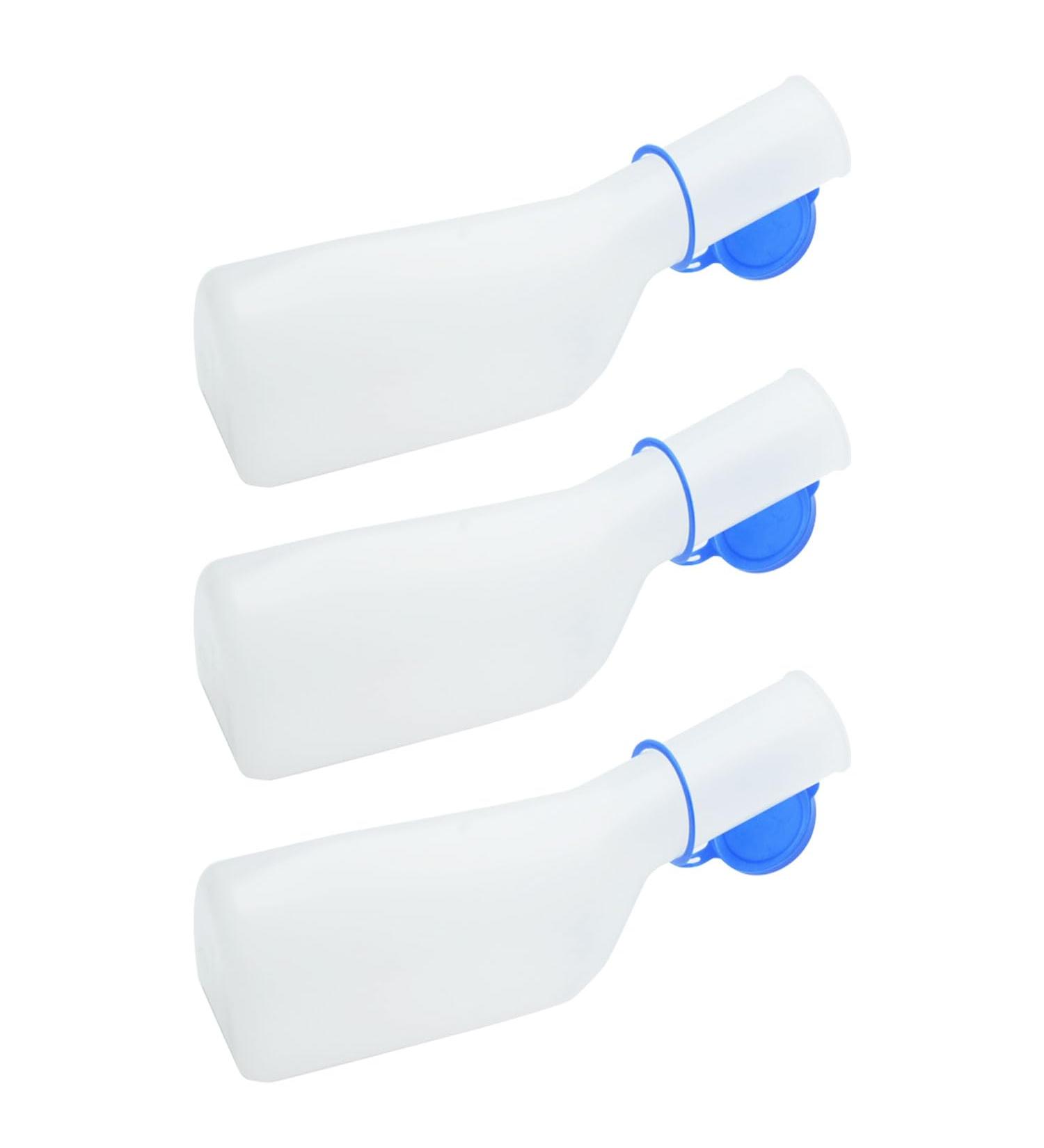 Urine bottle for men 1000 ml | 1 liter | autoclavable | Urine duck | 3 pieces