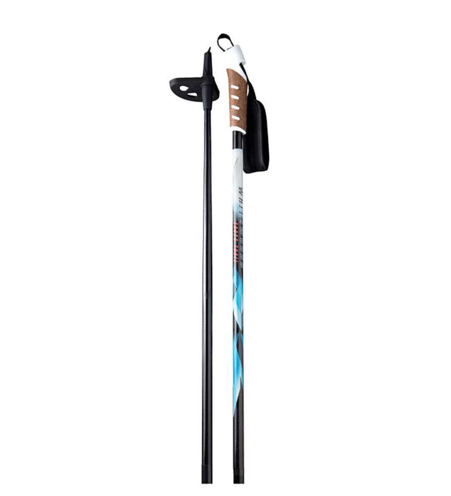 Whitewoods Unisex Adult Cross Trail-Glass/Touring Cross Country Nordic Ski Poles 135cm - Buy Online on GoSupps.com