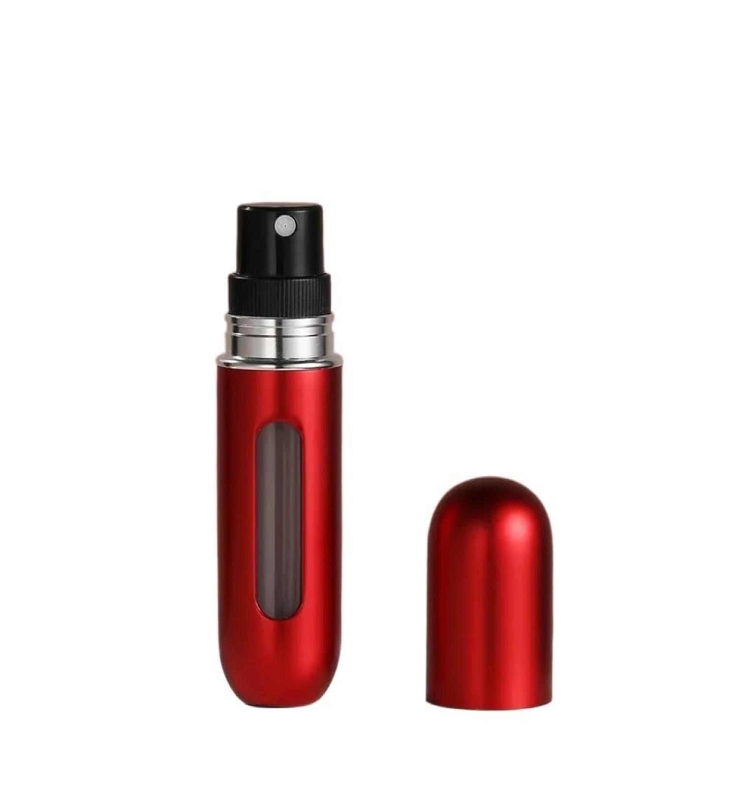 5ml Portable Mini Refillable Perfume Spray Bottle - Travel-Friendly Matte Red Makeup Perfume Container - Buy Online on GoSupps.com