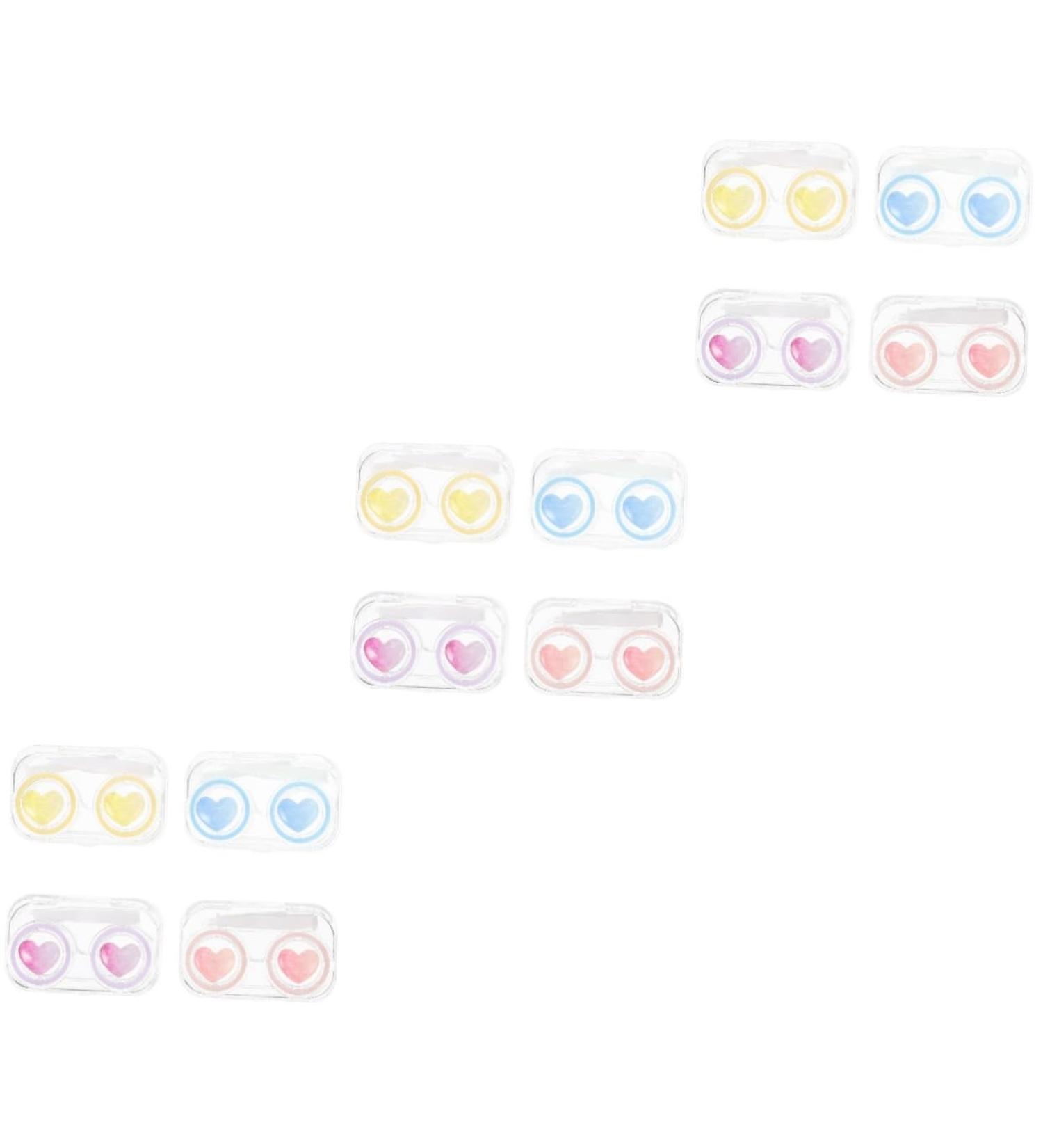 12-Piece Contact Lens Container Travel Set - Healeved Portable Organizer for Lens Care | Ideal for Cosmetic Clinics & Travel - Buy Online on GoSupps.com