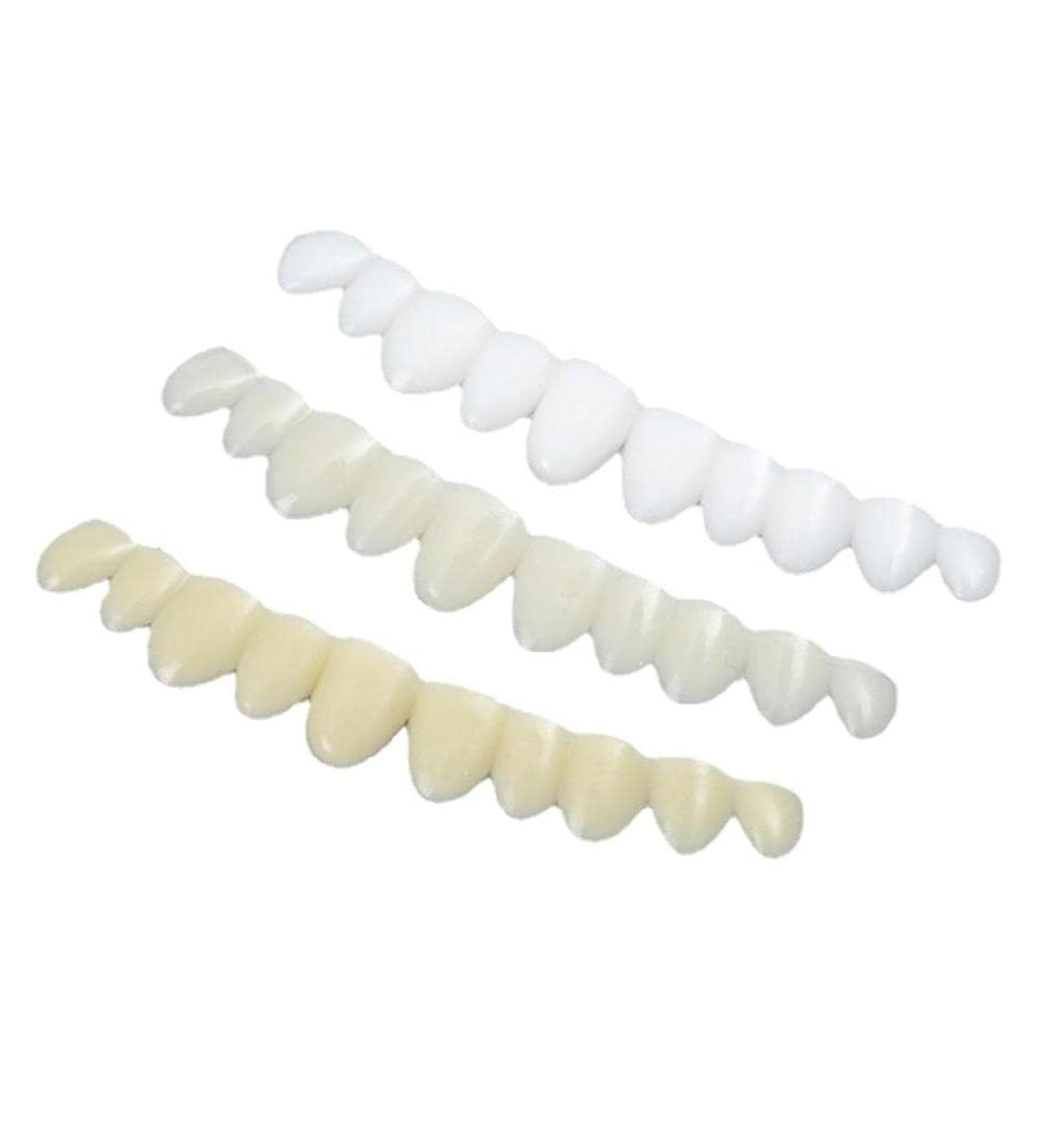 Unfairzq 3-Part Temporary Denture Set - Quick & Easy Tooth Replacement | Thermal Pearls for Fast Dental Repair - Buy Online on GoSupps.com