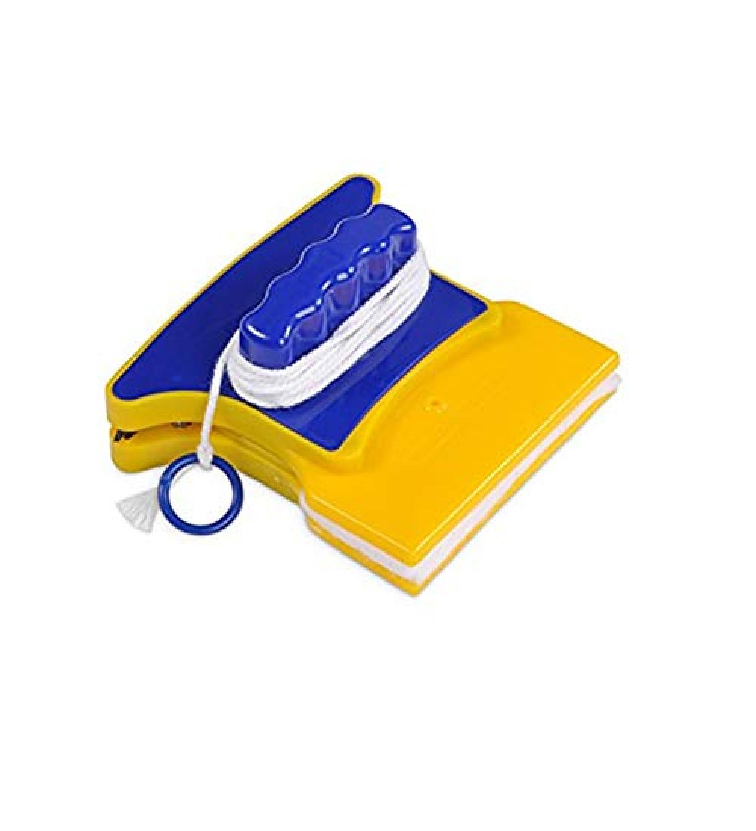 Double-Side Magnetic Glass Cleaner Wiper Square Shape Window Mirror Fish Tanks Pad Scraper Home Cleaning Brush Squeegee Washing Equipment Household Cleaner Kit - Buy Online on GoSupps.com