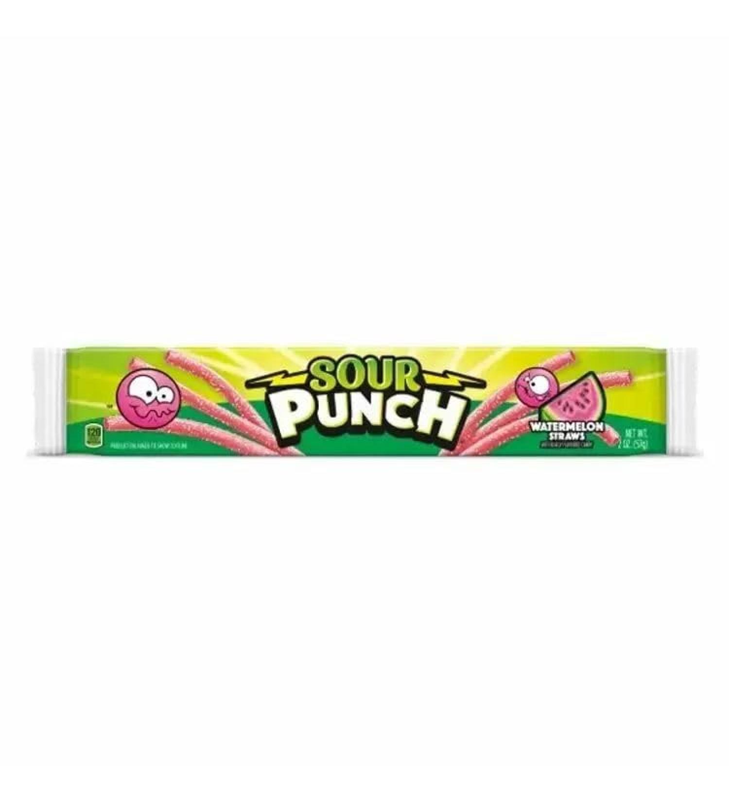Watermelon Straws - 6 American Sweets