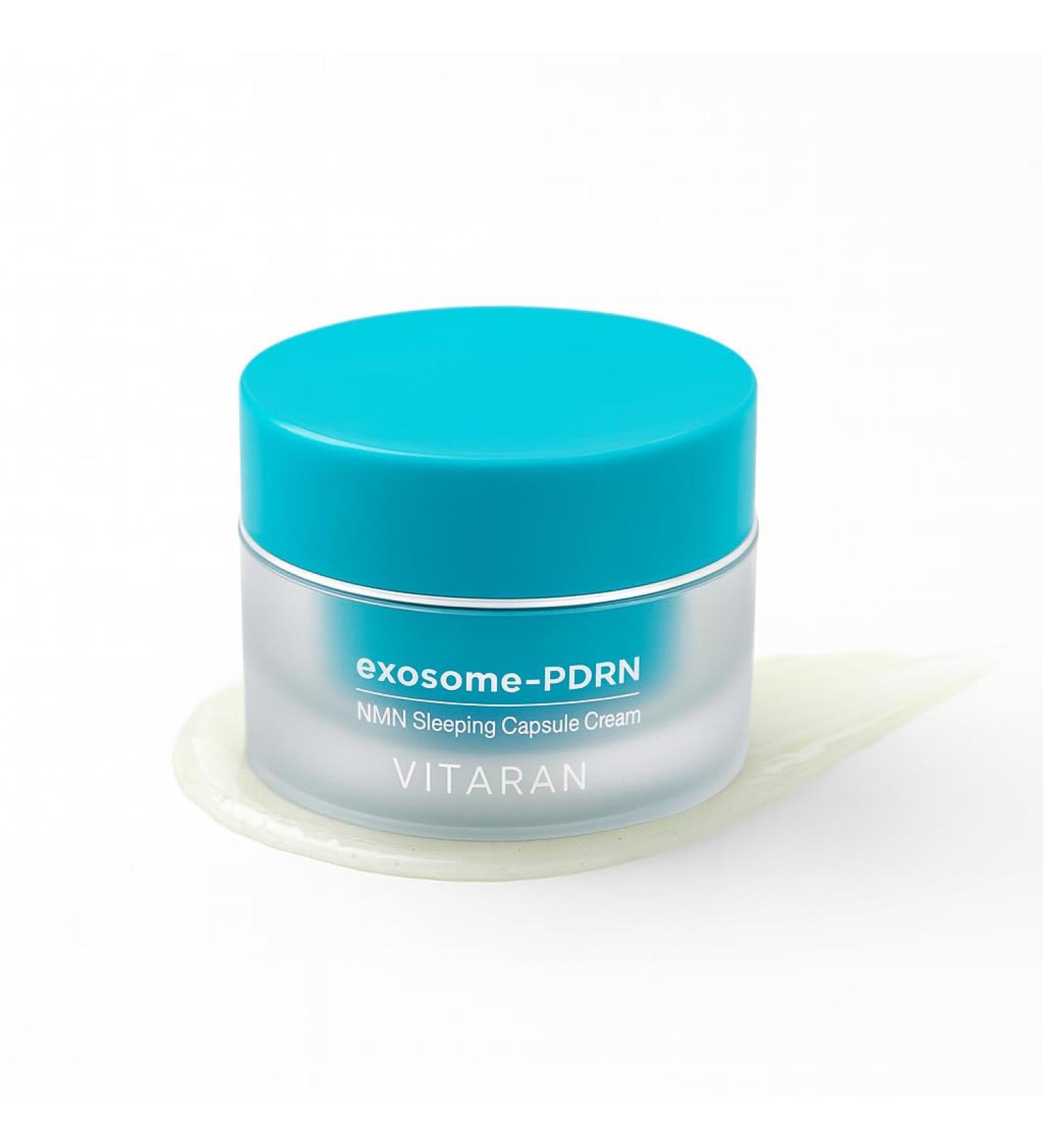 VITARAN Exosome-PDRN NMN Sleeping Cream Anti-aging Capsule Formula with Triple Care Technology for Skin Barrier Repair Elasticity Rejuvenation - Buy Online on GoSupps.com