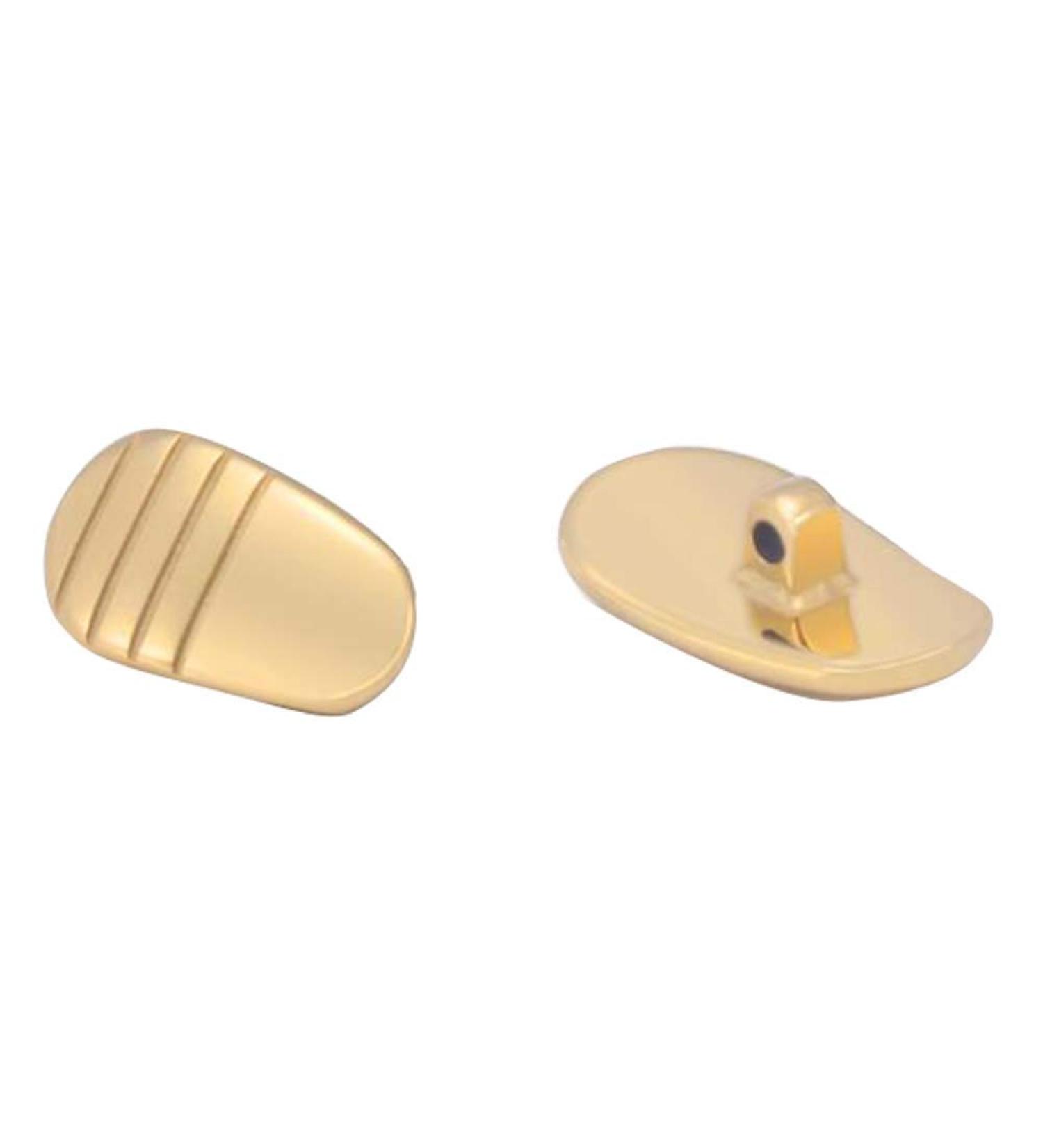 MARABO Silicone Nose Pads Eyeglass Nose Pads 1 Pair Eyeglass Nose Pads Non-Slip Nose Pads Eyeglass Pads Nose Pads Gold