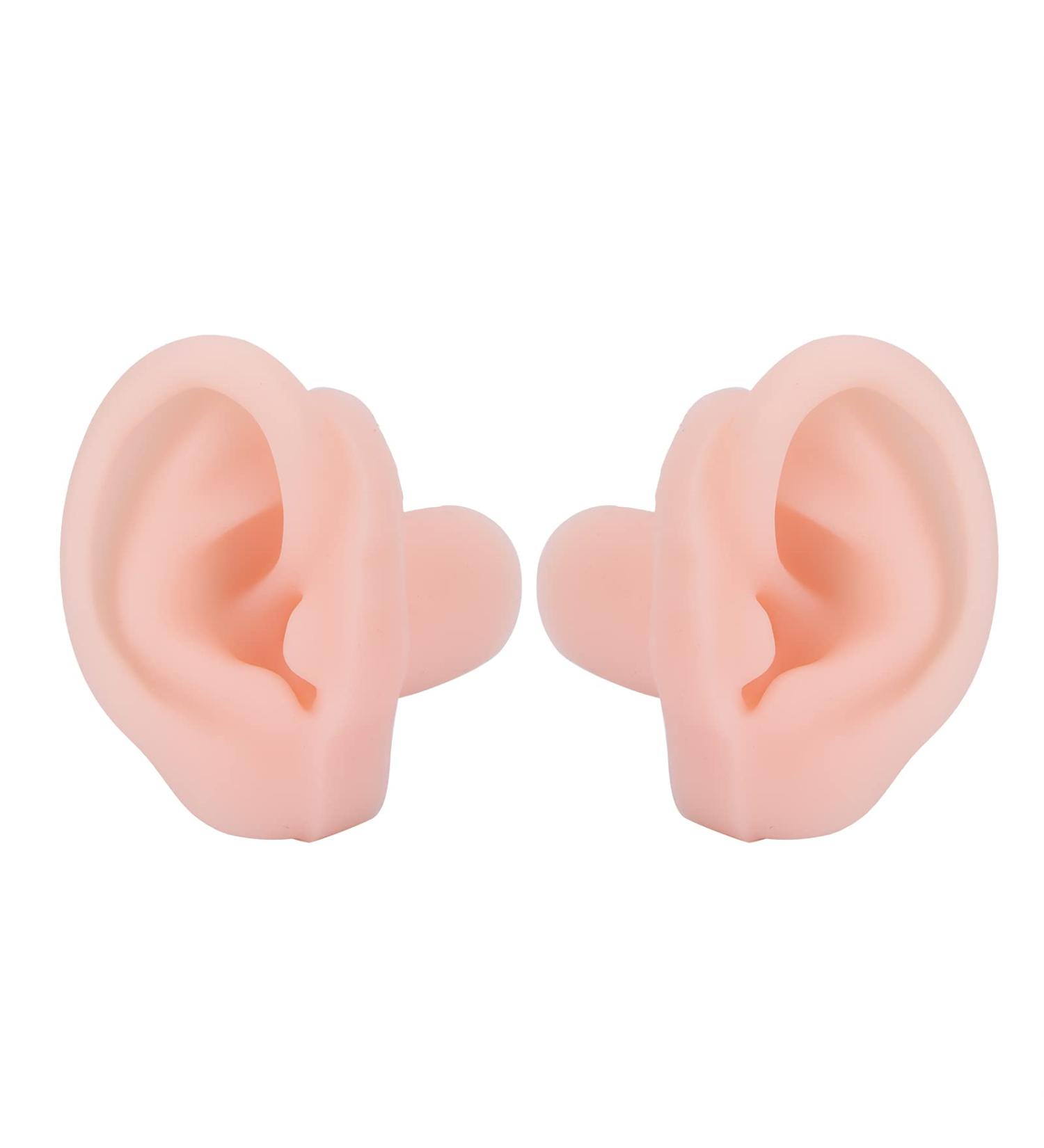 2pcs Soft Silicone Ear Model for Acupuncture & Education | Flexible Learning Display Tools - International Shipping Available - Buy Online on GoSupps.com