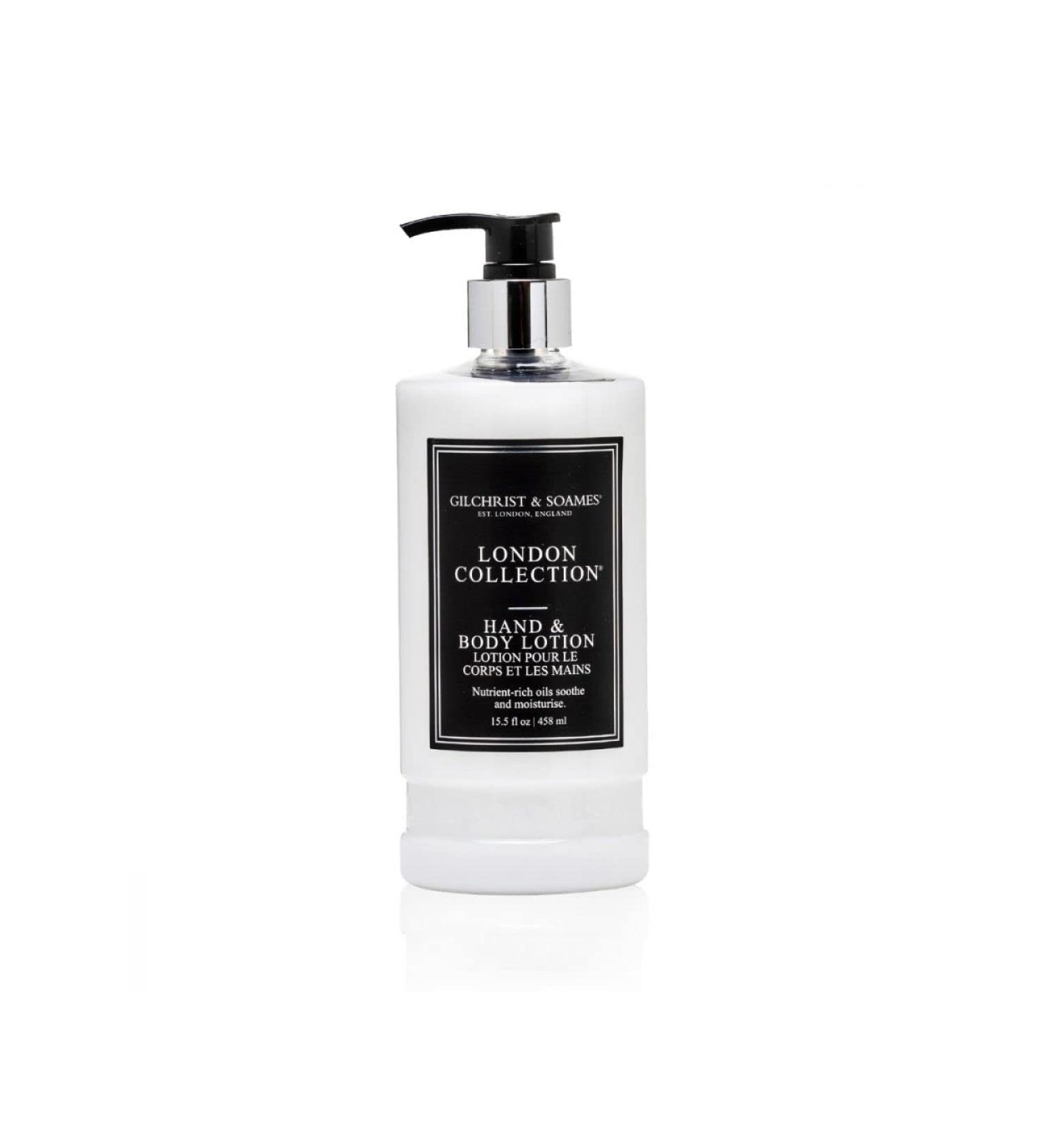 Gilchrist & Soames London Hand and Body Lotion - 15.5oz | Antioxidant Rich, Nourishing Formula | Zero Parabens, Sulfates, and Phthalates - Buy Online on GoSupps.com