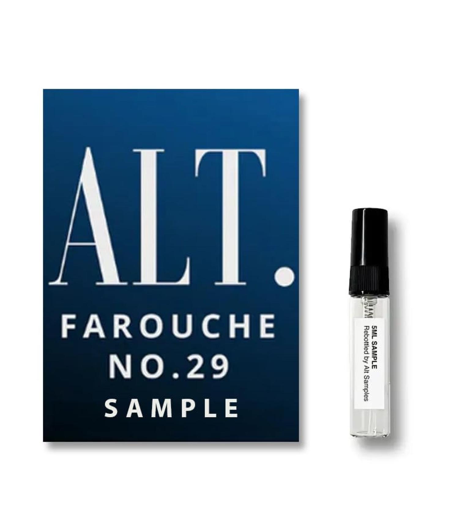 J FARELL ALT Farouche No 29 Cologne for Men Sample Size 5mL Sauvage Dupe by ALT Fragrances Perfume Cologne - 5mL