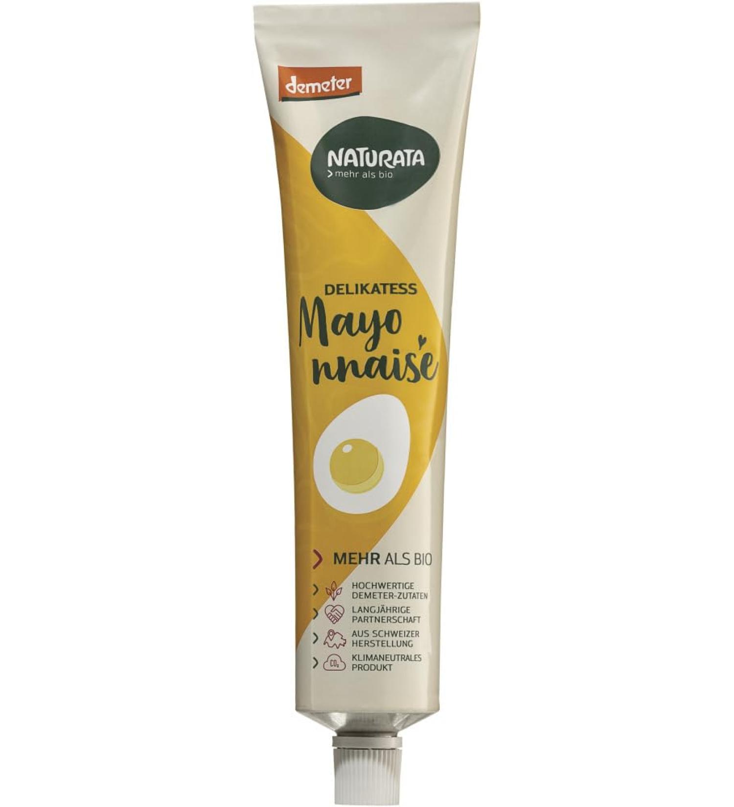 Naturata Naturata Organic Delicacies Mayonnaise 2 x 185 ml Tubes