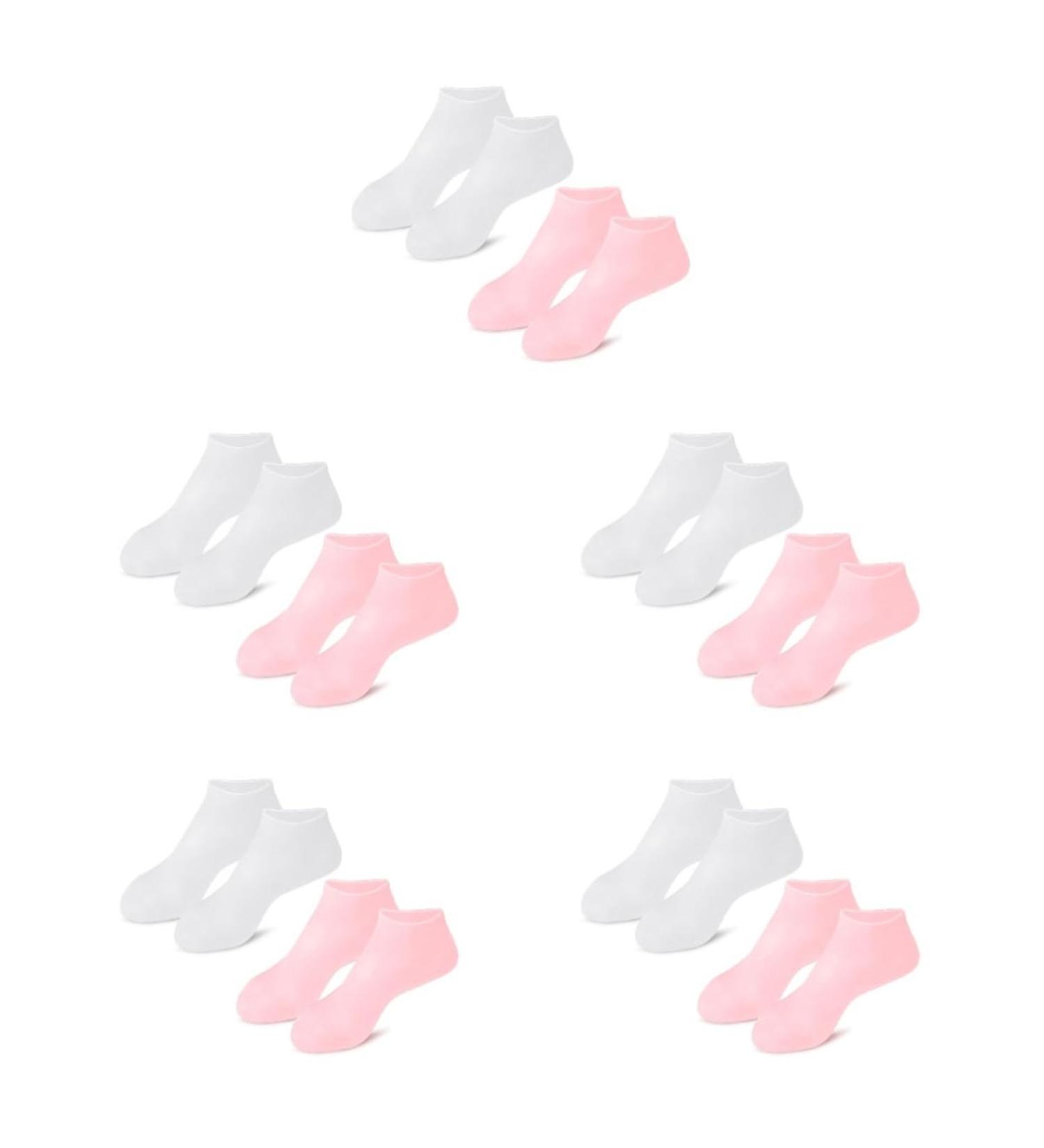 minkissy 10 Pairs Exfoliating Moisturizing Socks Cracked Spa Socks Toe Spa Masks Calcetines para Mujer Heel Socks Pleaser Heels for Women Foot Care Supplies Miss Cosmetic Sebs Dry Skin - Buy Online on GoSupps.com