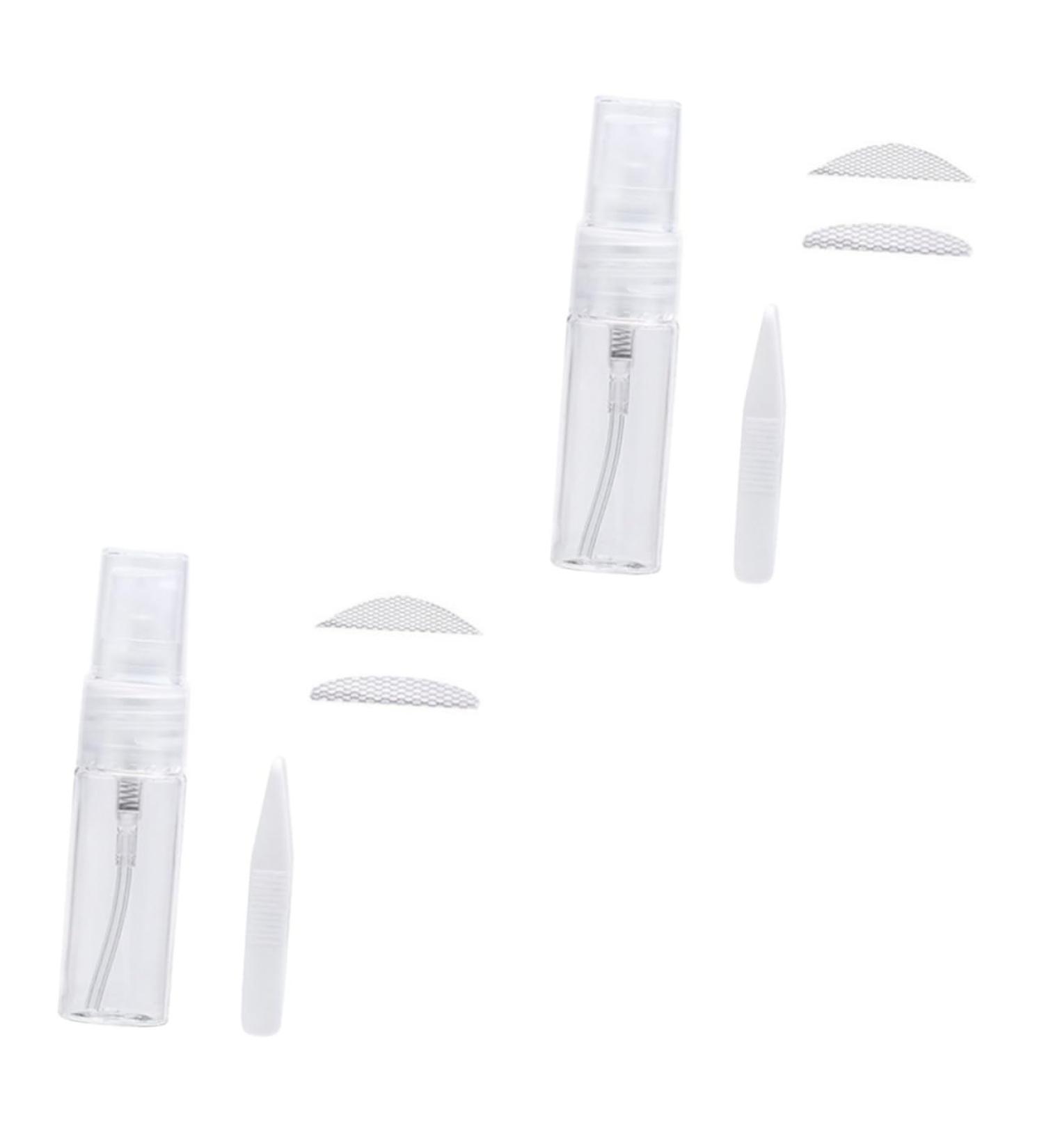 POPETPOP 2 Packs Spray Bottles Makeup Tape Fork Rods Stickers Double Eyelid Sticker Invisible Travel 9*2cmx2pcs As Shownx2pcs - Buy Online on GoSupps.com