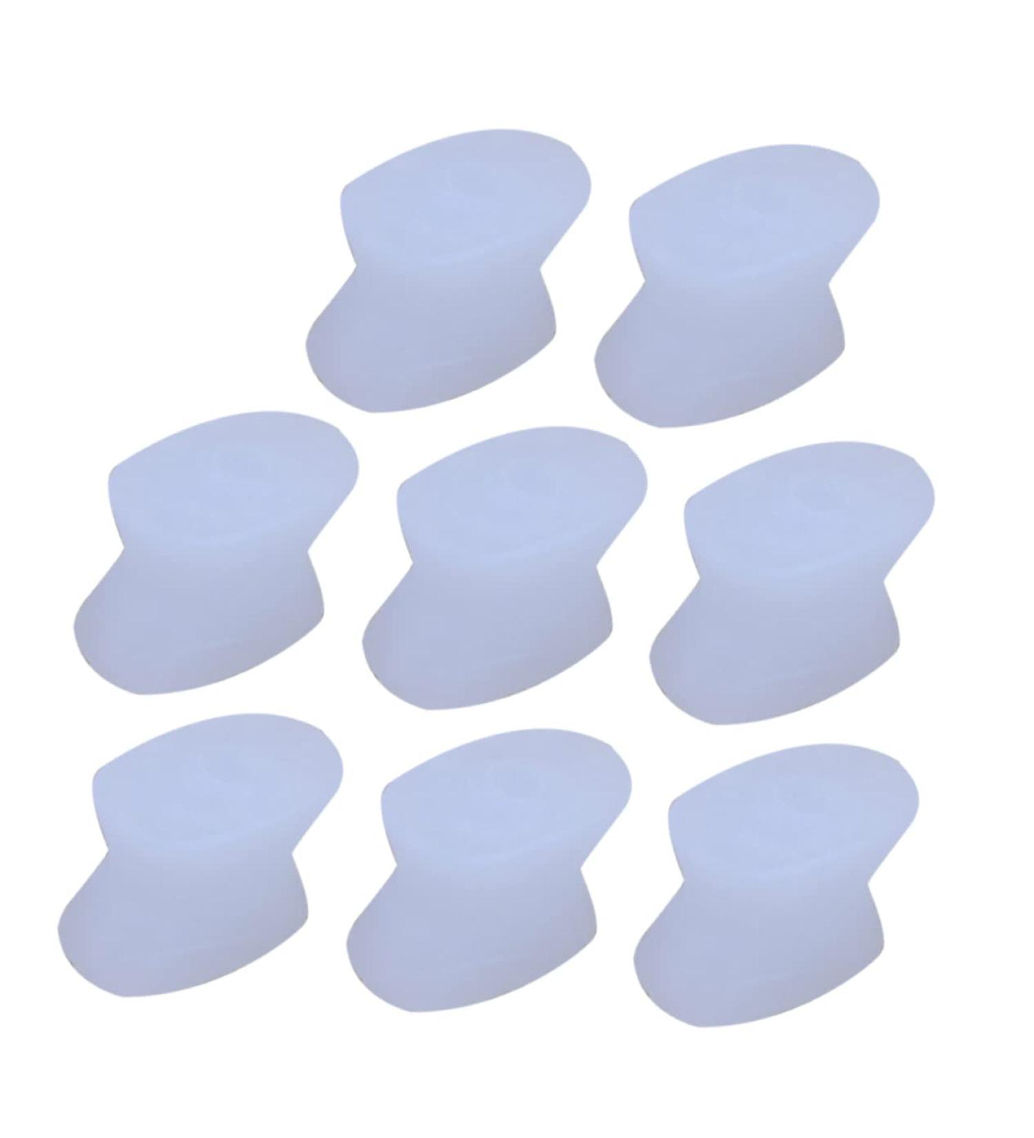 Healvian 8pcs Toe Separator Set - Silicone Toe Spacers for Bunion Relief & Nail Protection - Buy Online on GoSupps.com