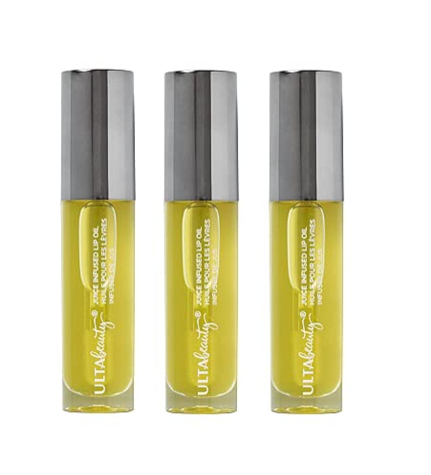Ulta Beauty 3 Pack Juice Infused Lip Oil. Pineapple. Size 0.15 oz