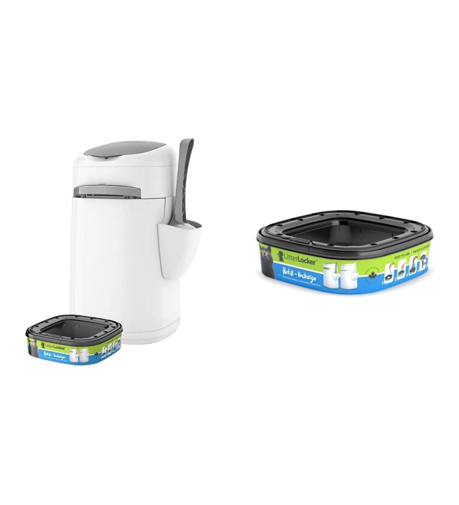 LitterLocker Cat Litter Disposal System + LitterLocker Design and Design Plus Refill Locker (Blue) Litter Disposal System + Refill Locker Blue - Buy Online on GoSupps.com