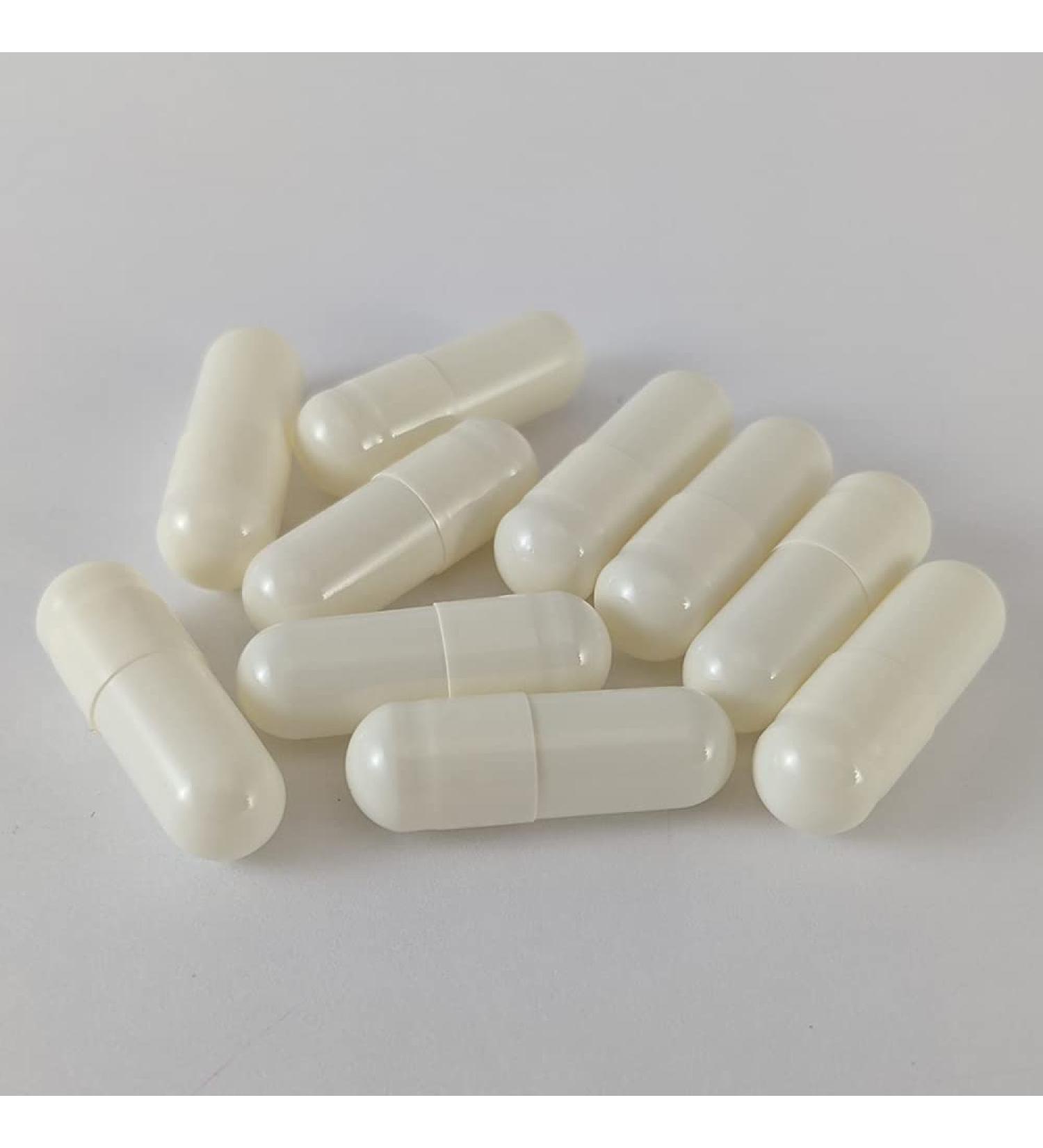 1000 Empty Vegetable Capsules. Size 00. White. Halal. Kosher. Hypoallergenic. NON GMO. Manufactured in North America. - Buy Online on GoSupps.com