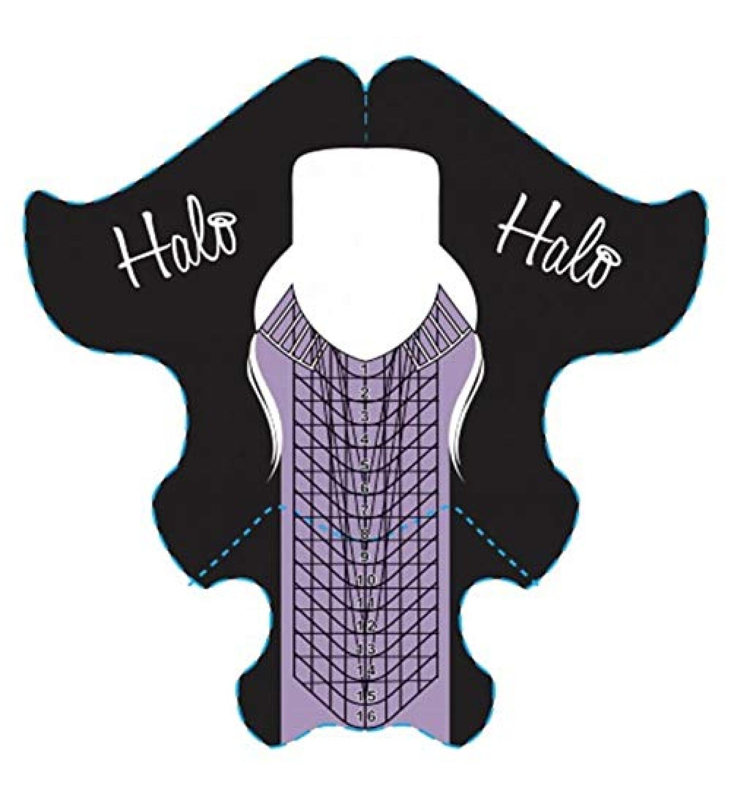 Halo Gel Nails - Elite Nail Forms - Dual Nail Forms (50) (9033)