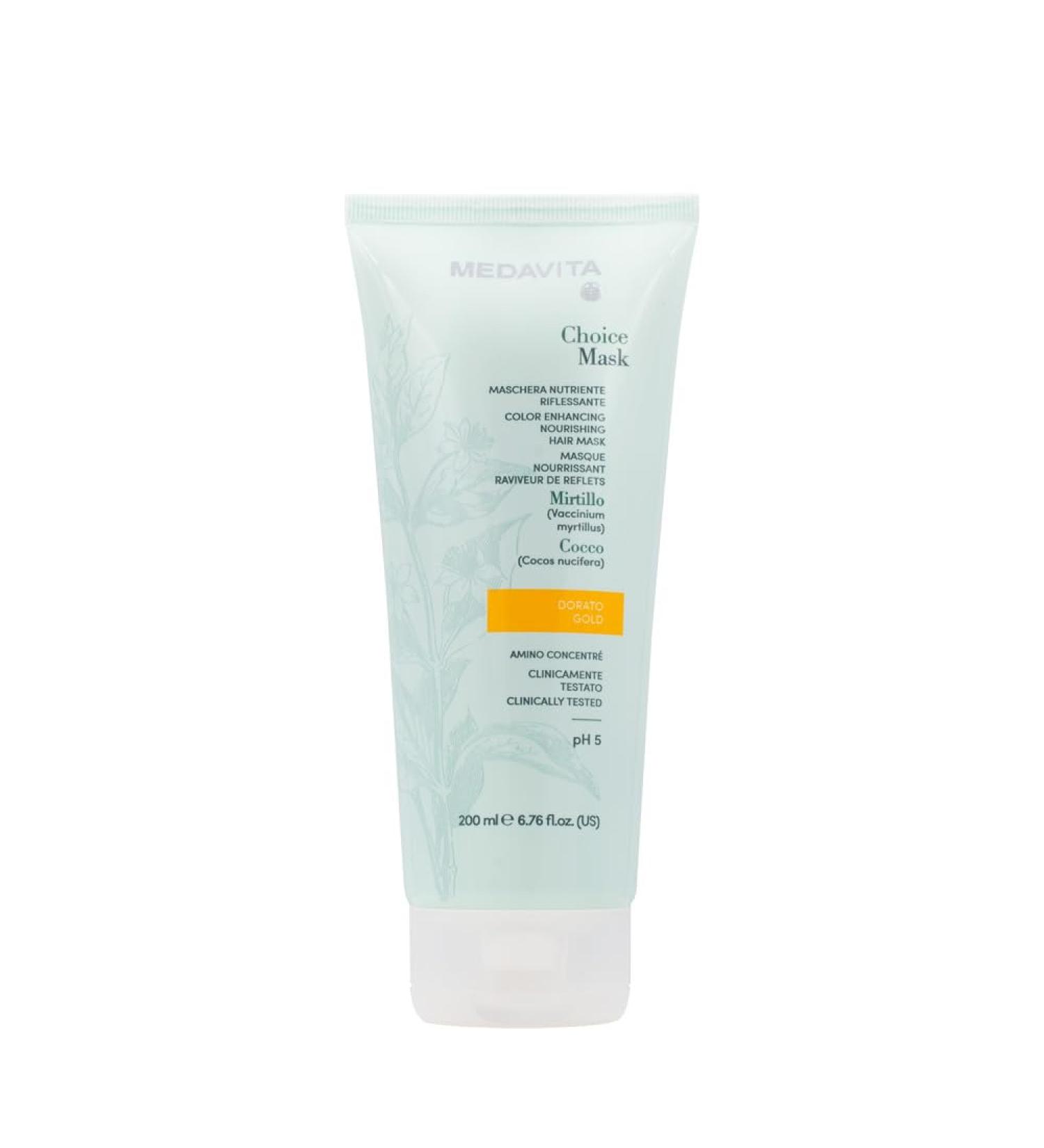 Color Enhancing Nourishing Hair Mask Gold 200 ml