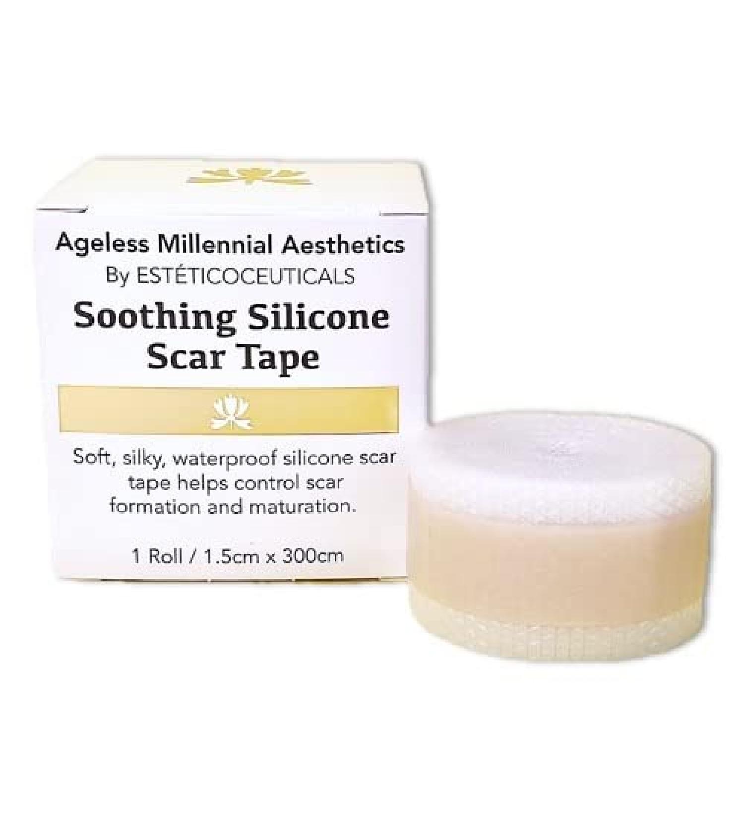 Silicone Scar Tape for Post-Op Scar Management - 0.5in x 120in | Ageless Millennial Aesthetics - Buy Online on GoSupps.com