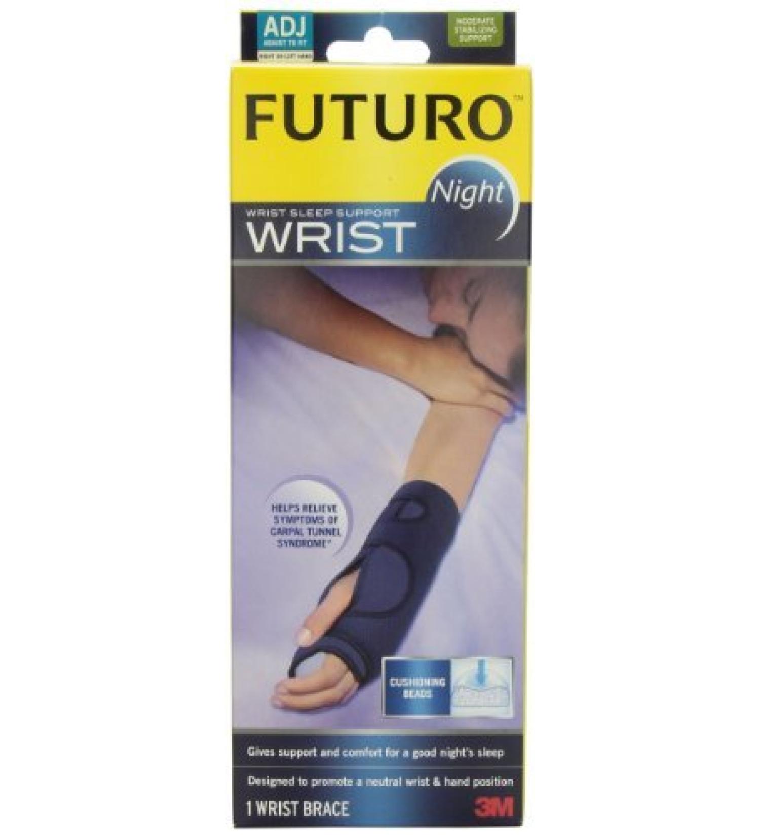 Futuro Adjustable Night Support Wrist Brace - Relieve Pain and Improve Sleep - Buy Online on GoSupps.com