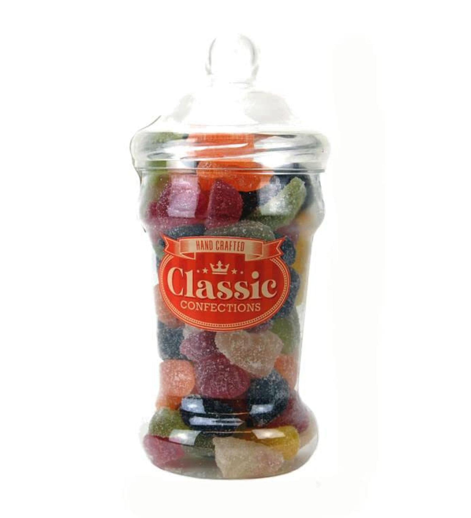 Bysel 1100g Fruit Jellies in a Victorian Style Jar