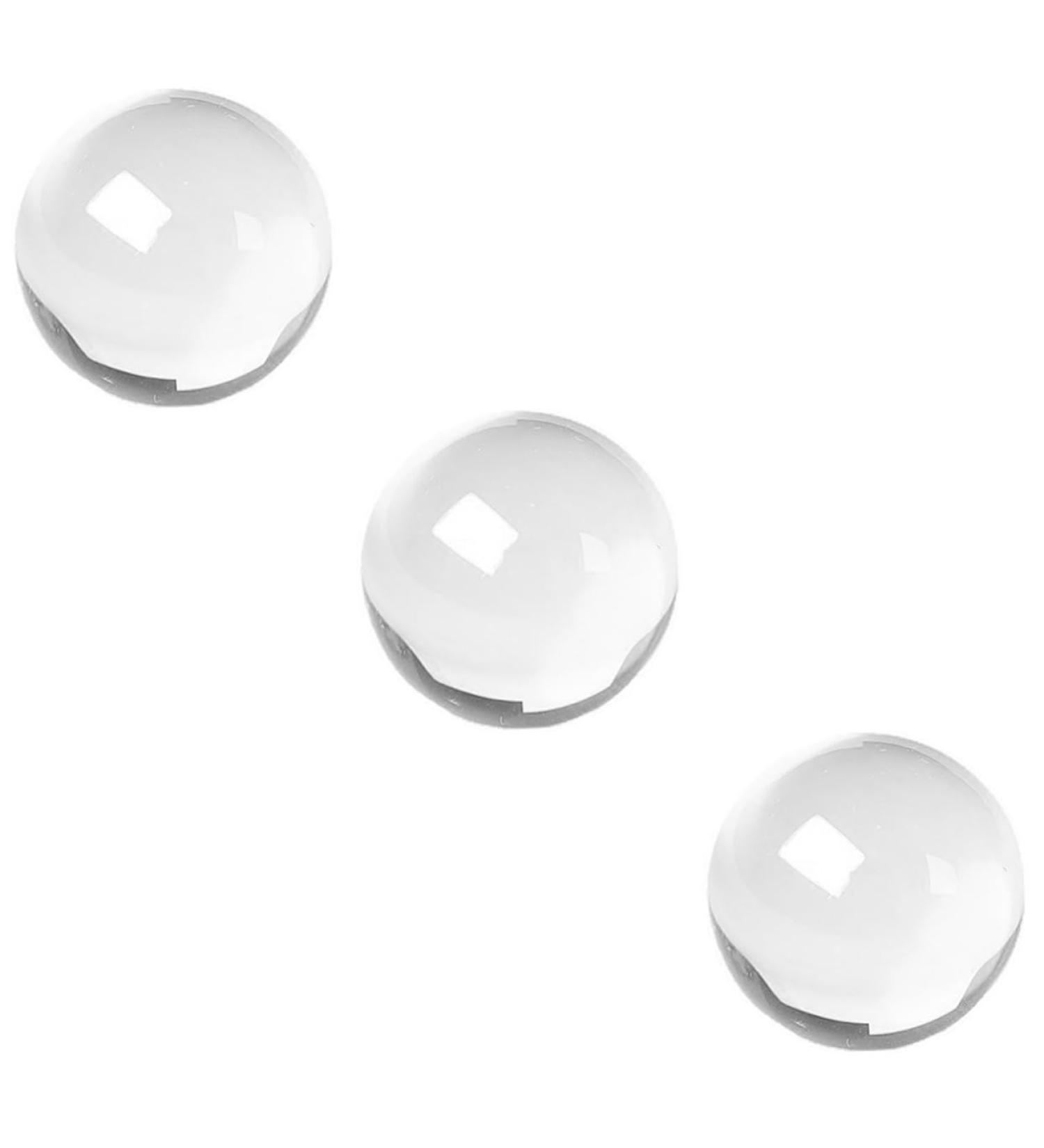 Buy Gatuida 3-Stone Crystal Fitness Balls - Clear Jade Massage Handballs for Exercise & Relaxation | International Shipping - Buy Online on GoSupps.com