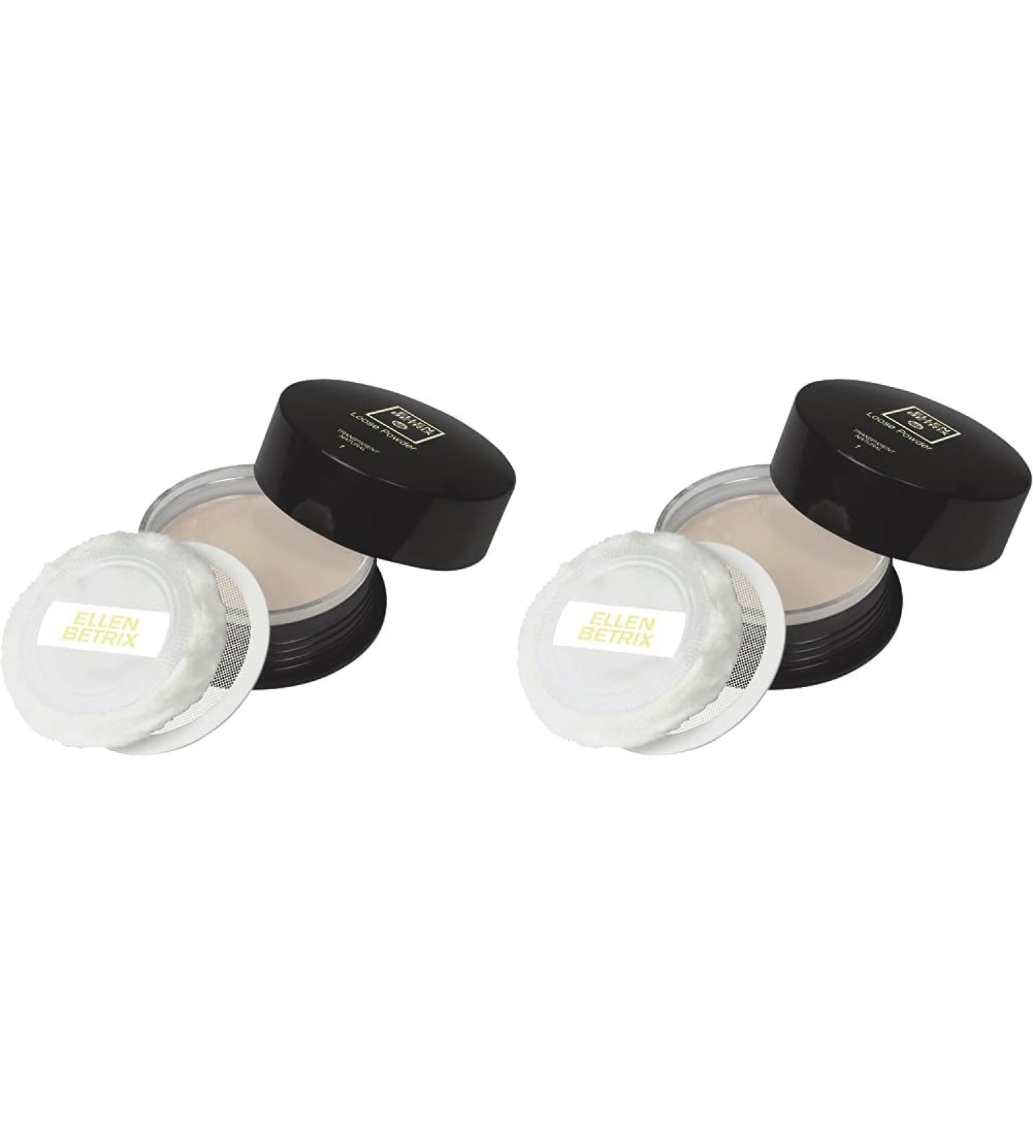 Ellen Betrix Loose Powder Transparent Natural - Matt Finish Fixing Powder (15g 2-Pack) | International Shipping Available - Buy Online on GoSupps.com