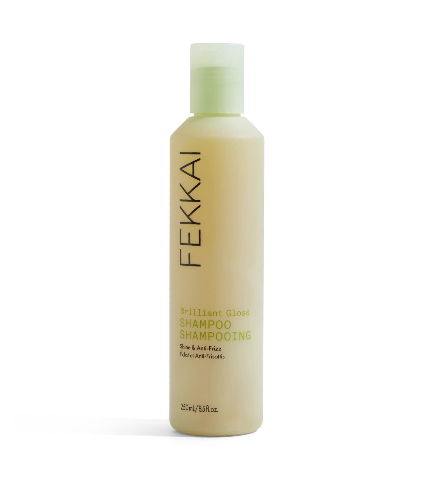 FEKKAI Brilliant Gloss Shampoo - 8.5 oz - Revives & Nourishes Dry, Frizz-Prone Hair - Salon Grade, EWG Compliant, Vegan & Cruelty Free