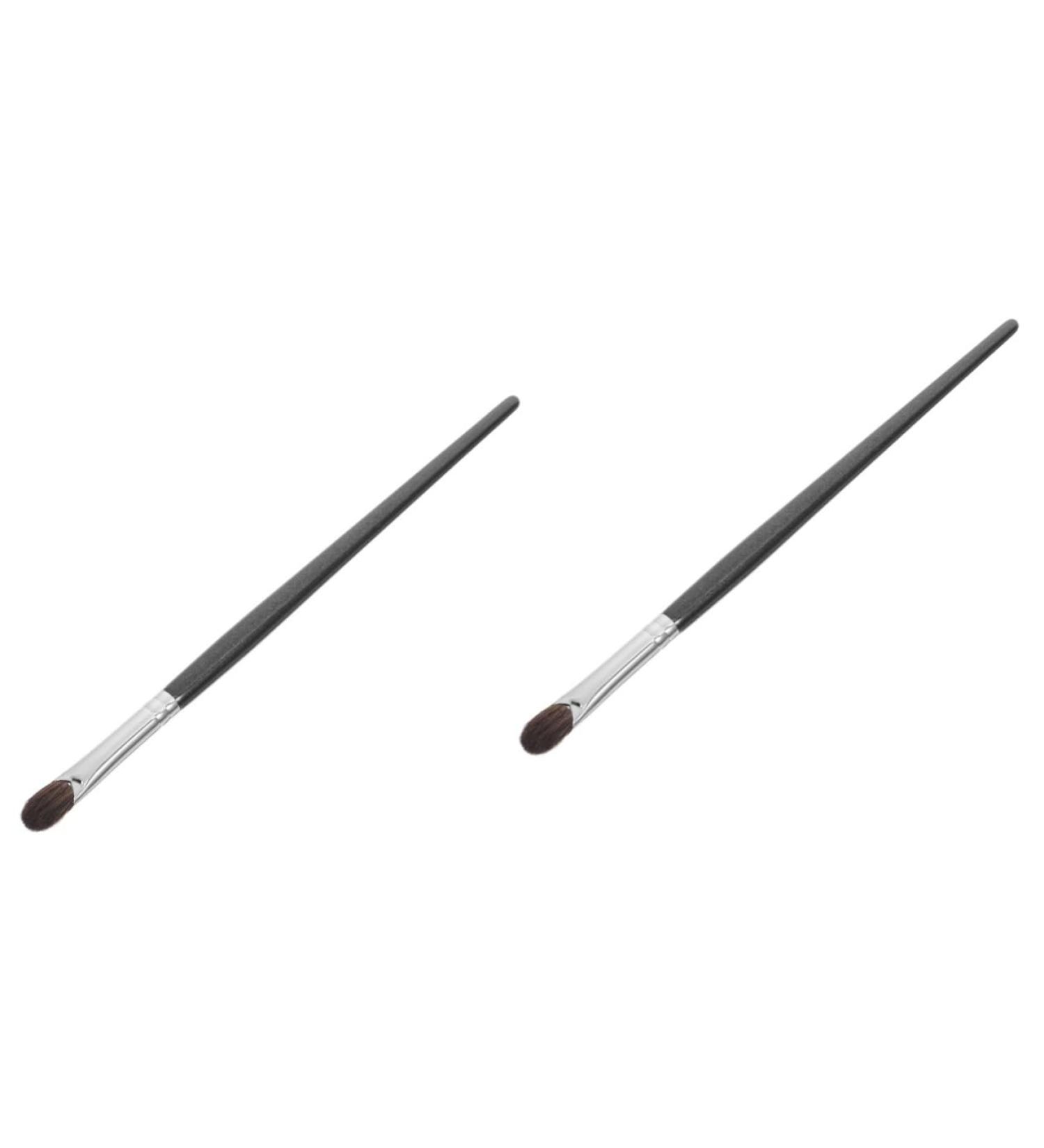 Didiseaon 2pcs Animal Hair Makeup Brush Eyeshadow Brush Makeup Supplies Girl Makeup Brush Beauty Brushes 17.70X0.70X0.70CMx2pcs Blackx2pcs - Buy Online on GoSupps.com