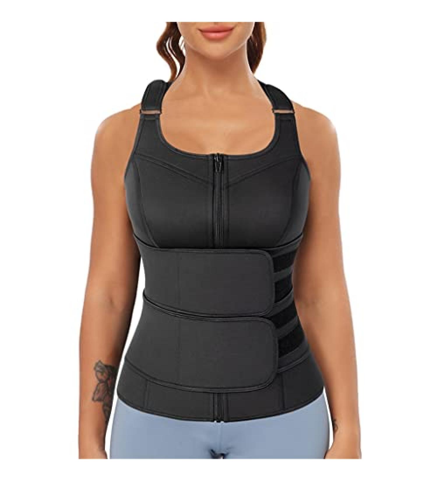 Women Adjustable Posture Corrector Back Support Strap Shoulder Lumbar Waist Spine Relief Orthopedic Belt (Color : Black Size : L Code) vision Blackone S code - Buy Online on GoSupps.com