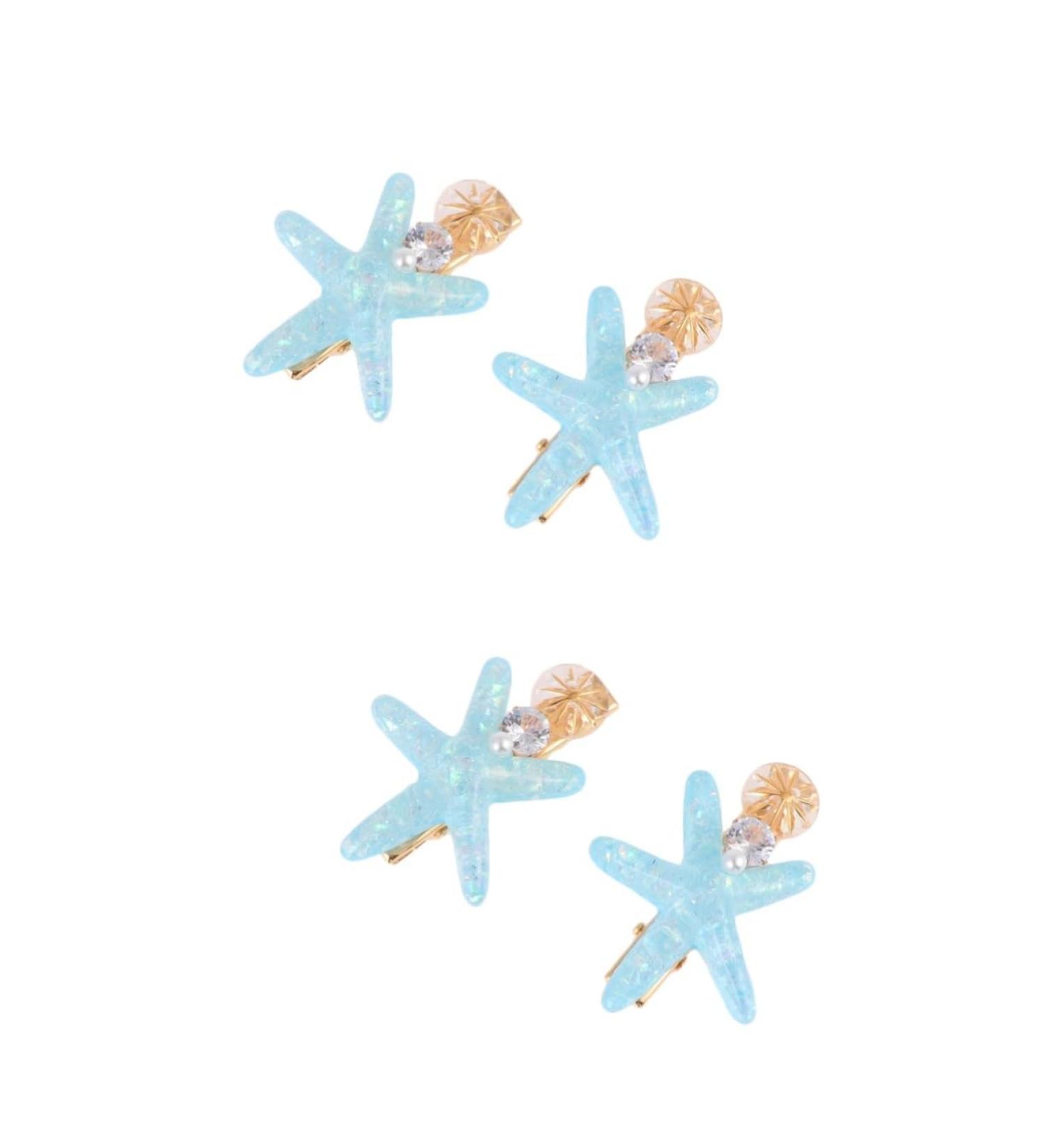 LALAFINA Bridal Barrettes Crystal Clipspearl Decoration Pearl Woman Small Fringe Blue Hairclips Mint Acrylic Lady Clip Clipsdiamond Party Headpieces - Buy Online on GoSupps.com