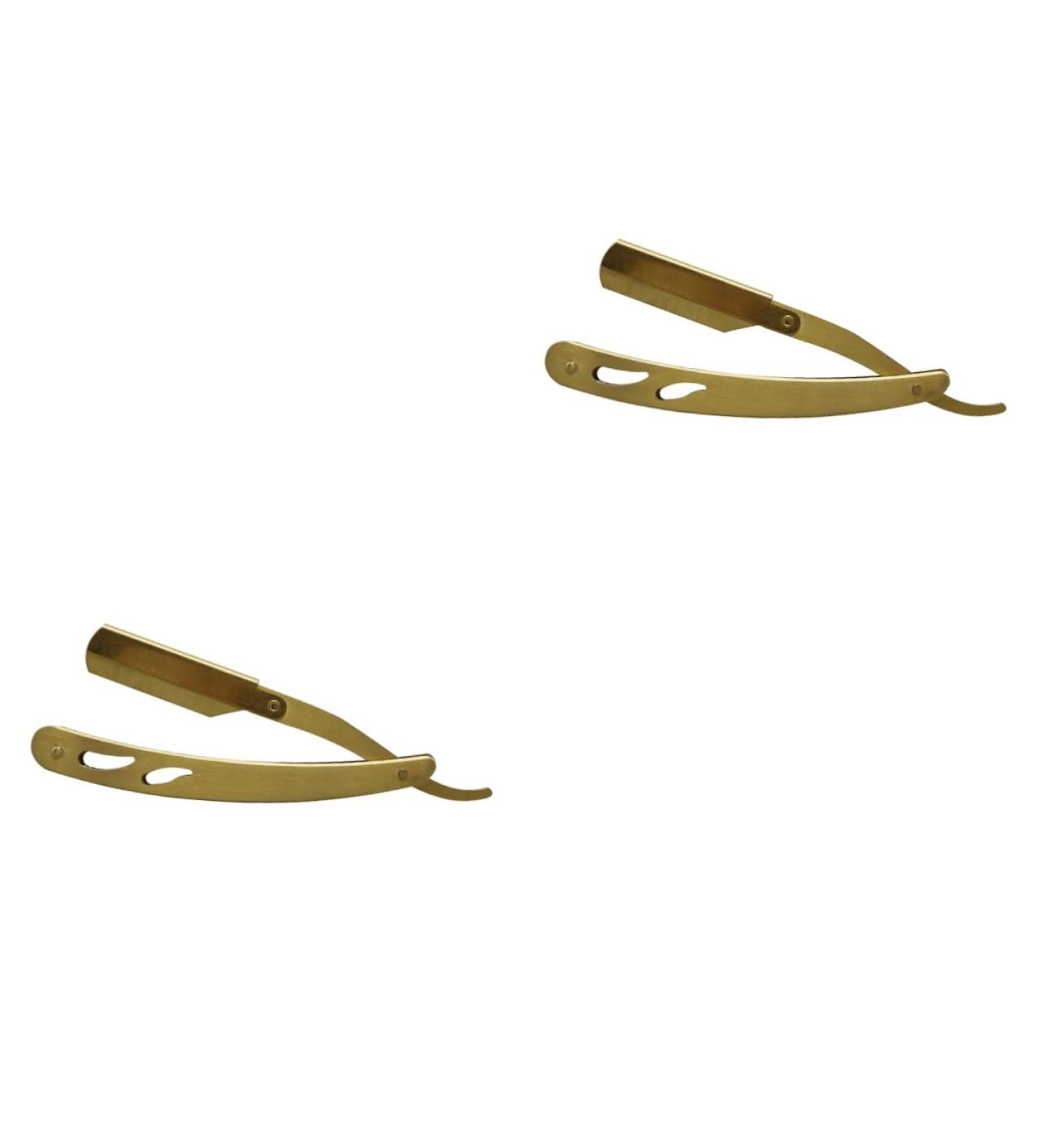 Minkissy Men's Body Razor - 2-Piece Set Manual Razor with Holder Beard & Eyebrow Trimmer for Smooth Shaving - Buy Online on GoSupps.com