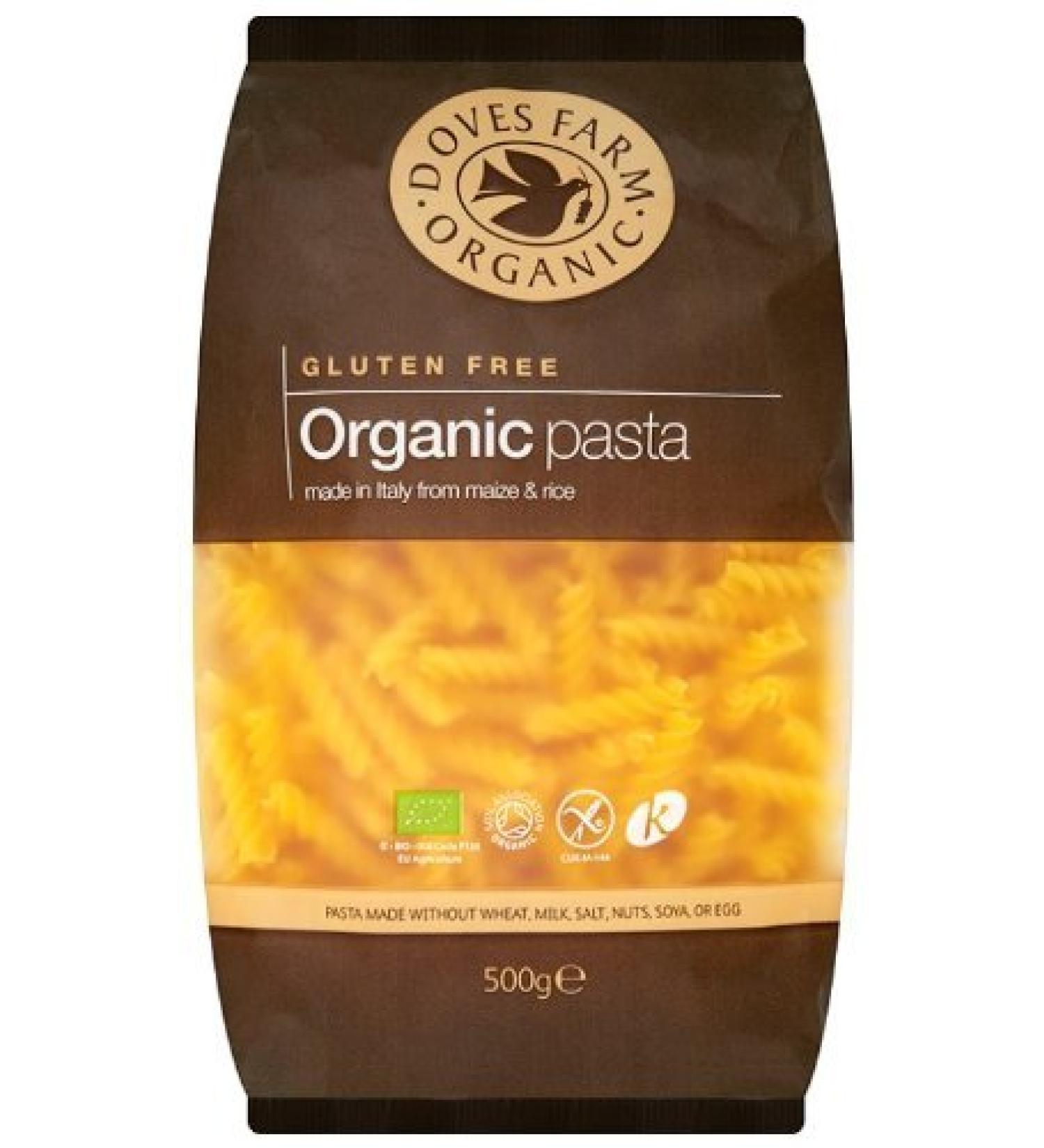 Doves Farm | Organic Maize/Rice Fusilli | 8 x 500g - Buy Online on GoSupps.com