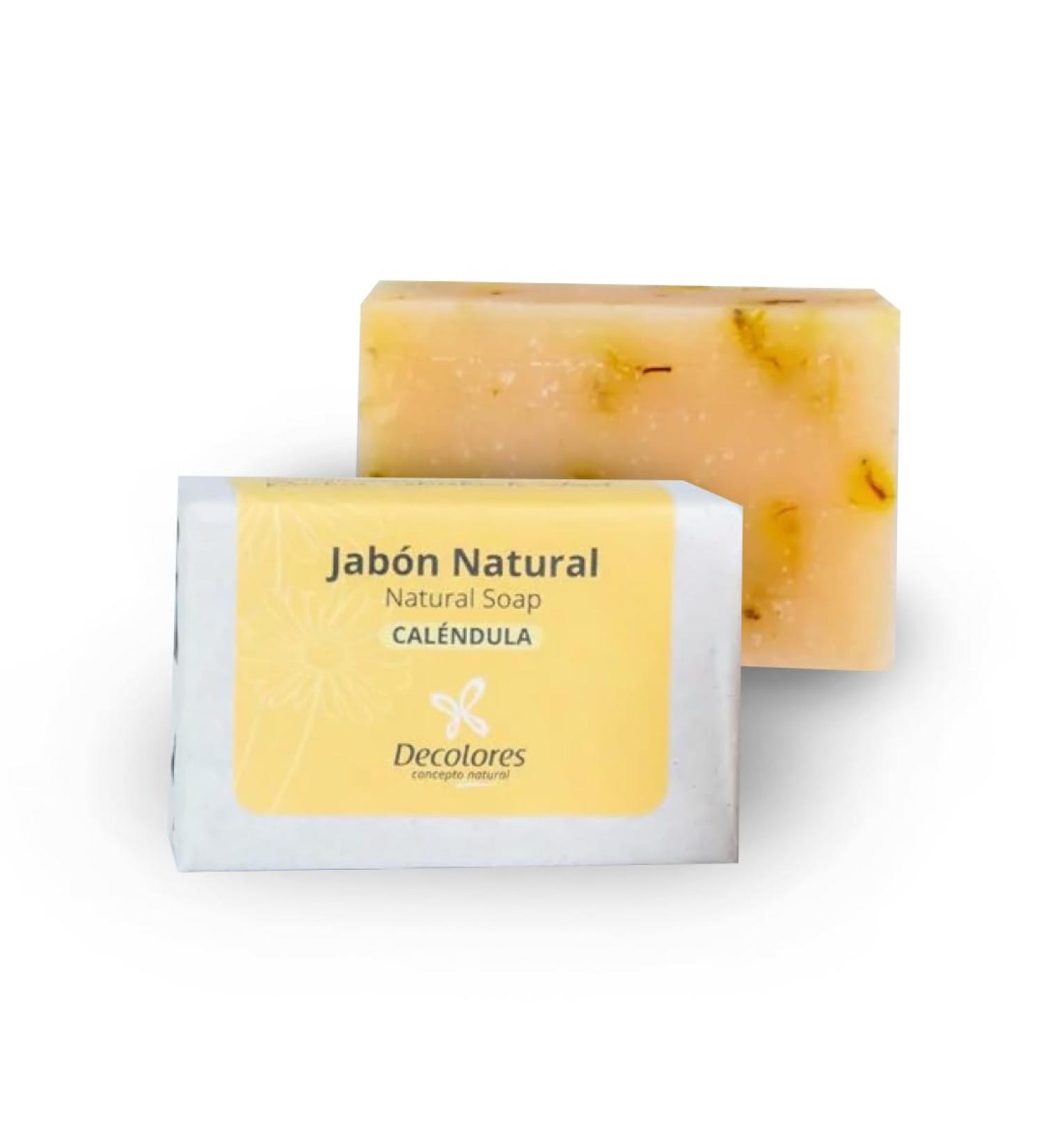  Decolores Decolores | Natural Calendula Soap | 100g | Solid Soap | Natural and Handmade Soaps | Facial and Body Use | Nourishing | Softens Your Skin | Regenerative and Healing Power - Buy Online on GoSupps.com