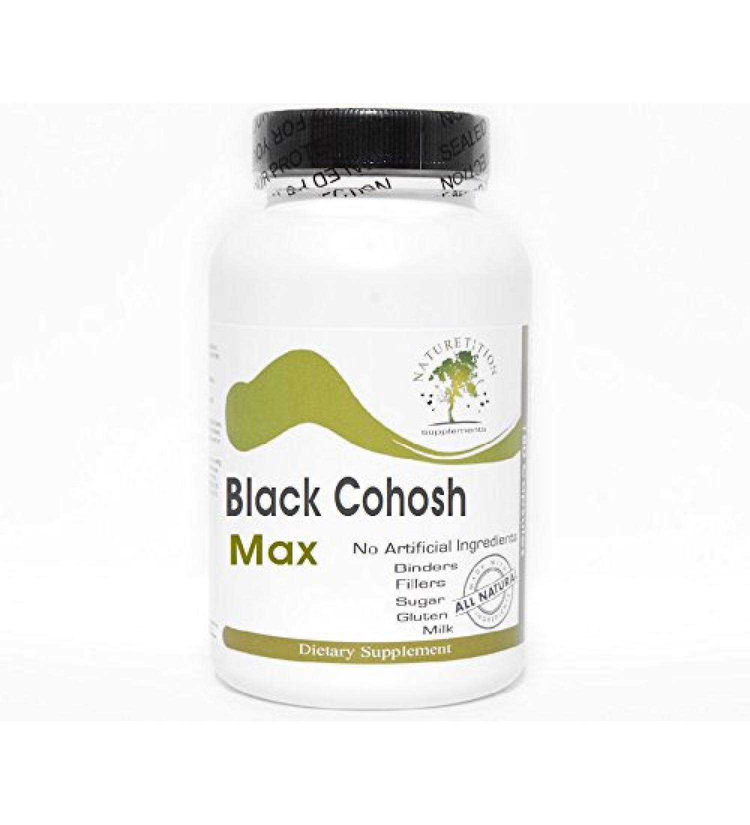 Black Cohosh Max 180 Capsules - No Additives Naturetition Supplements
