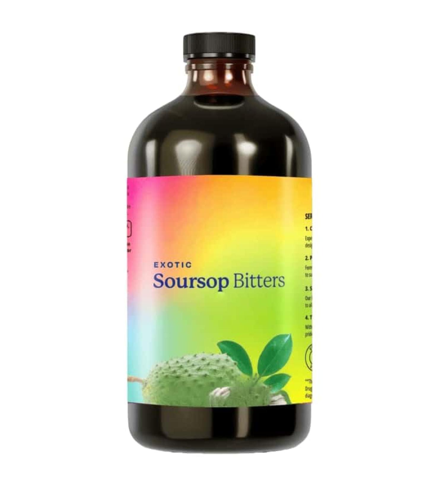 Organic soursop bitters Digestion and immunity Natural and pure formula - Buy Online on GoSupps.com