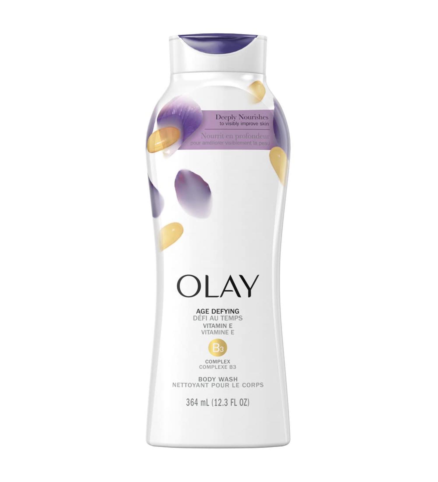 Olay Age Defying Body Wash with Vitamin E - Moisturizing 364 ml | Shop Internationally - Buy Online on GoSupps.com