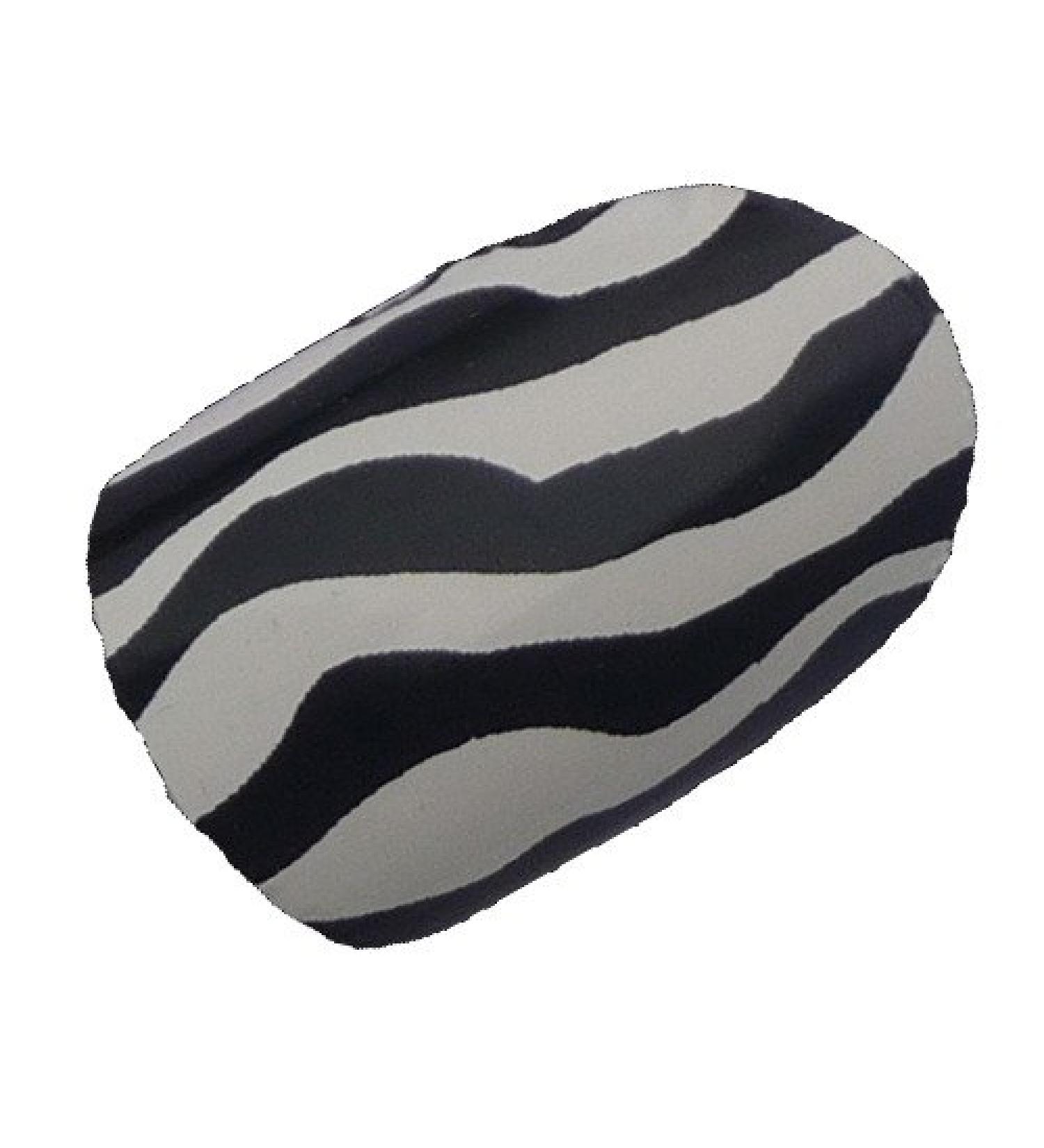 Chix Nails Nail Wraps Black White Zebra Animal Print Fingers Toes Vinyl Foils Beauty Style